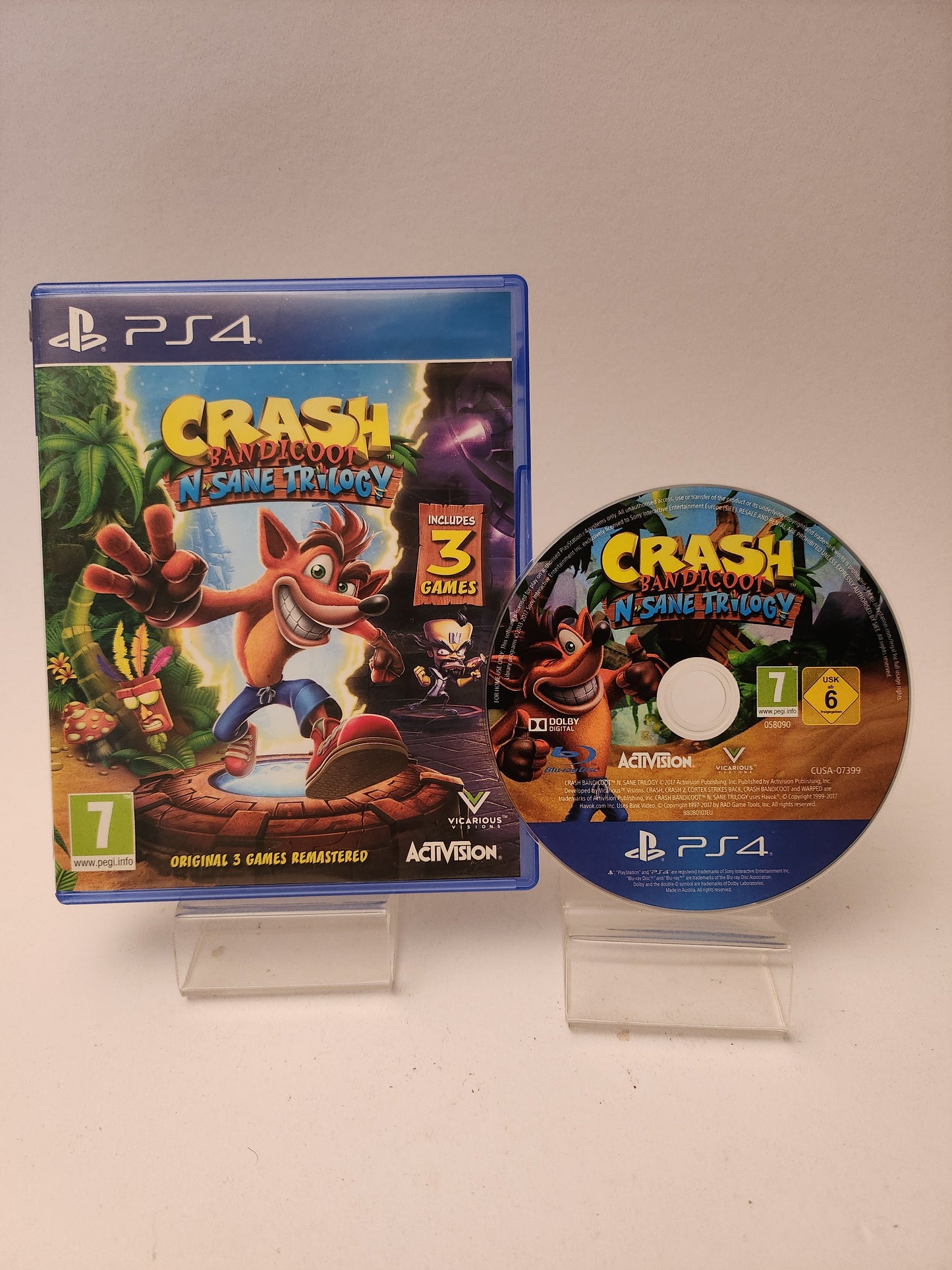 Crash Bandicoot ’n Sane Trilogy (No Book) PlayStation 4 - Playstation 4 games