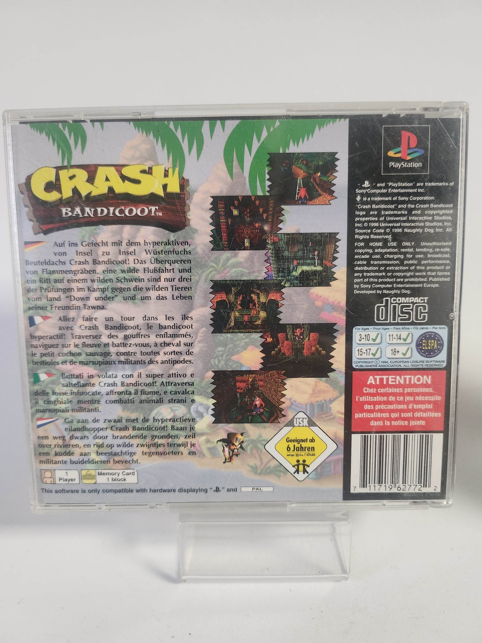 Crash Bandicoot (No Book) PlayStation 1 - Feniks Gameshop
