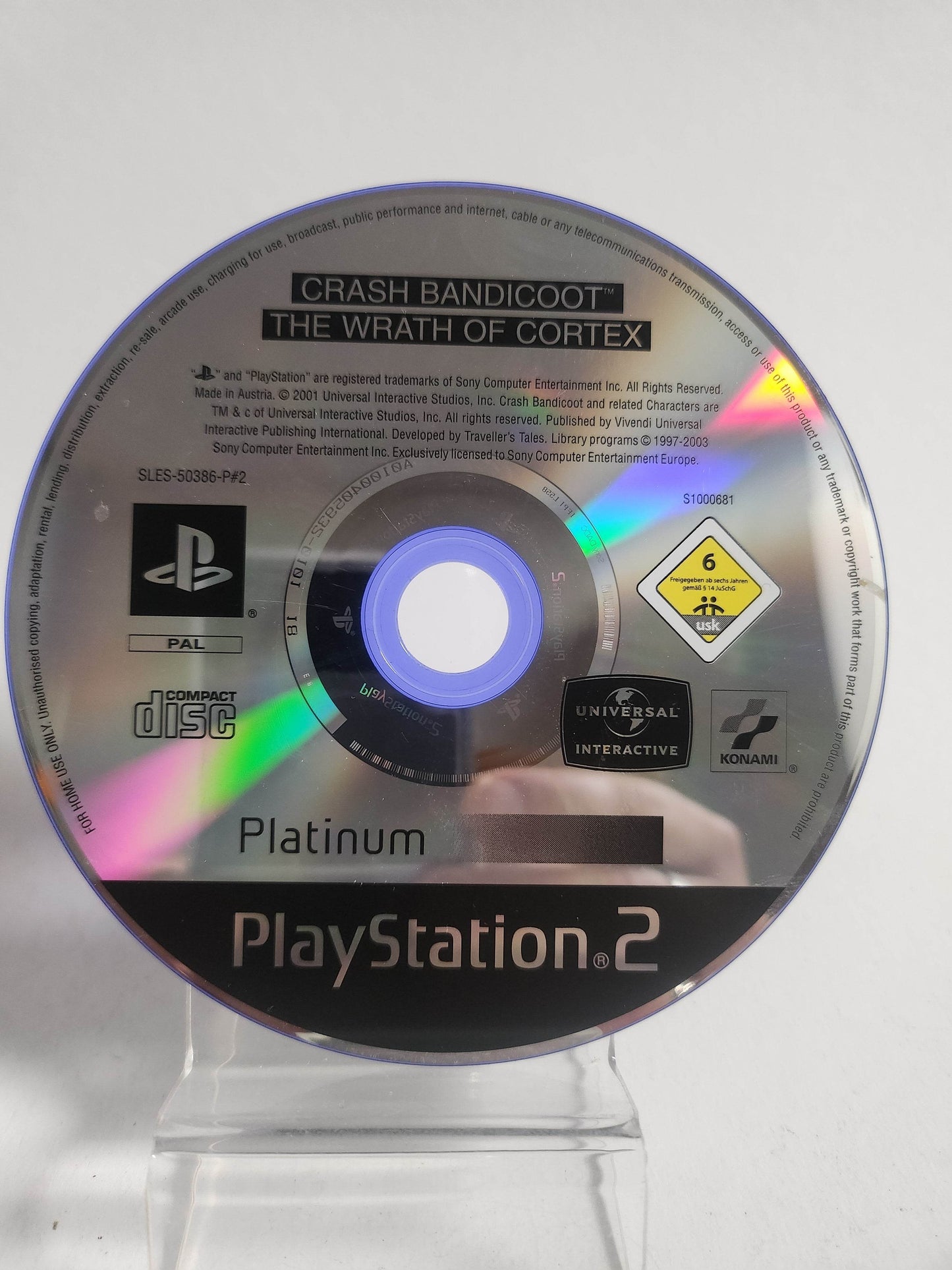 Crash Bandicoot the Wrath of Cortex Platinum (disc only) PlayStation 2 - Feniks Gameshop