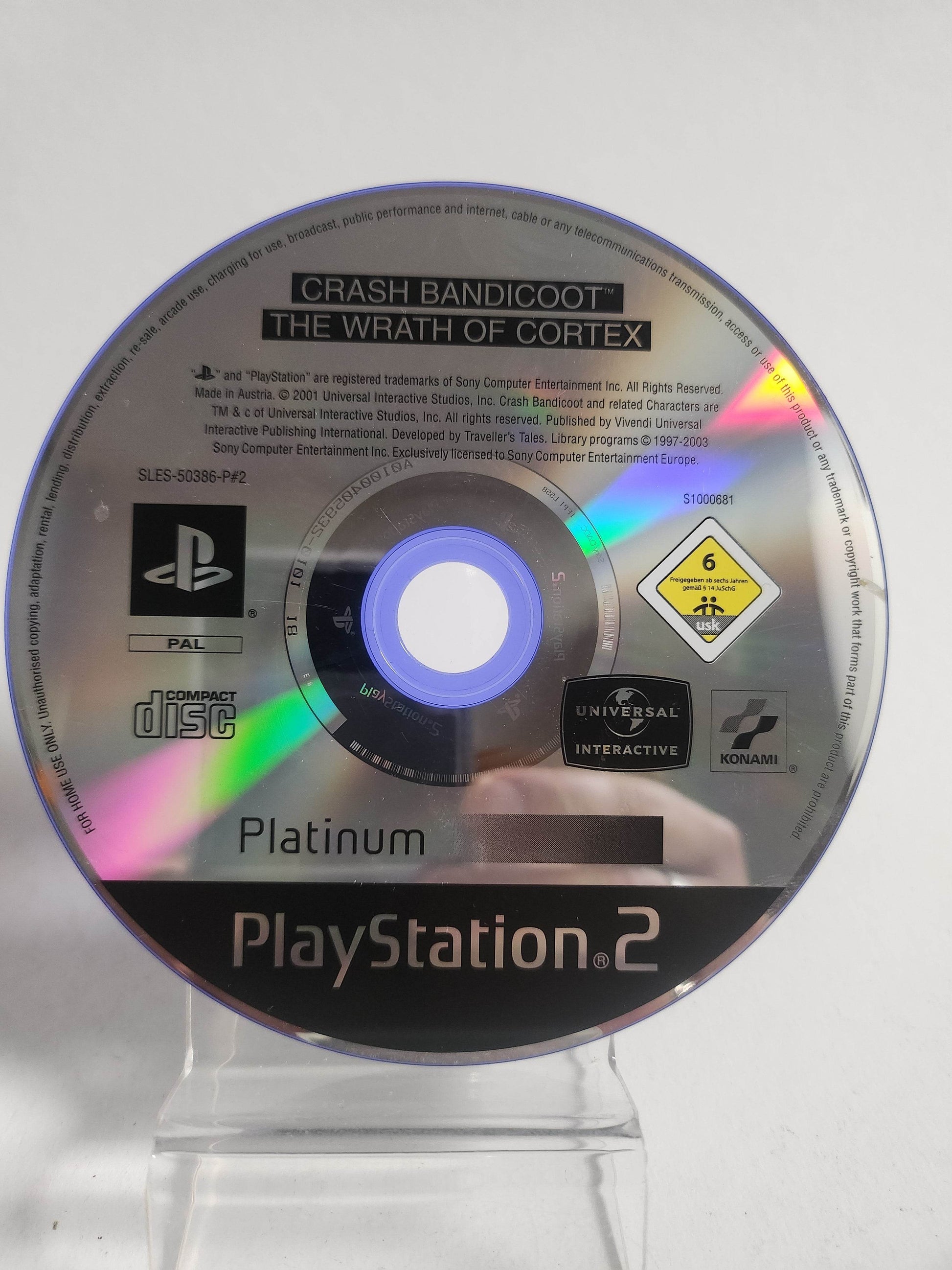 Crash Bandicoot the Wrath of Cortex Platinum (disc only) PlayStation 2 - Feniks Gameshop