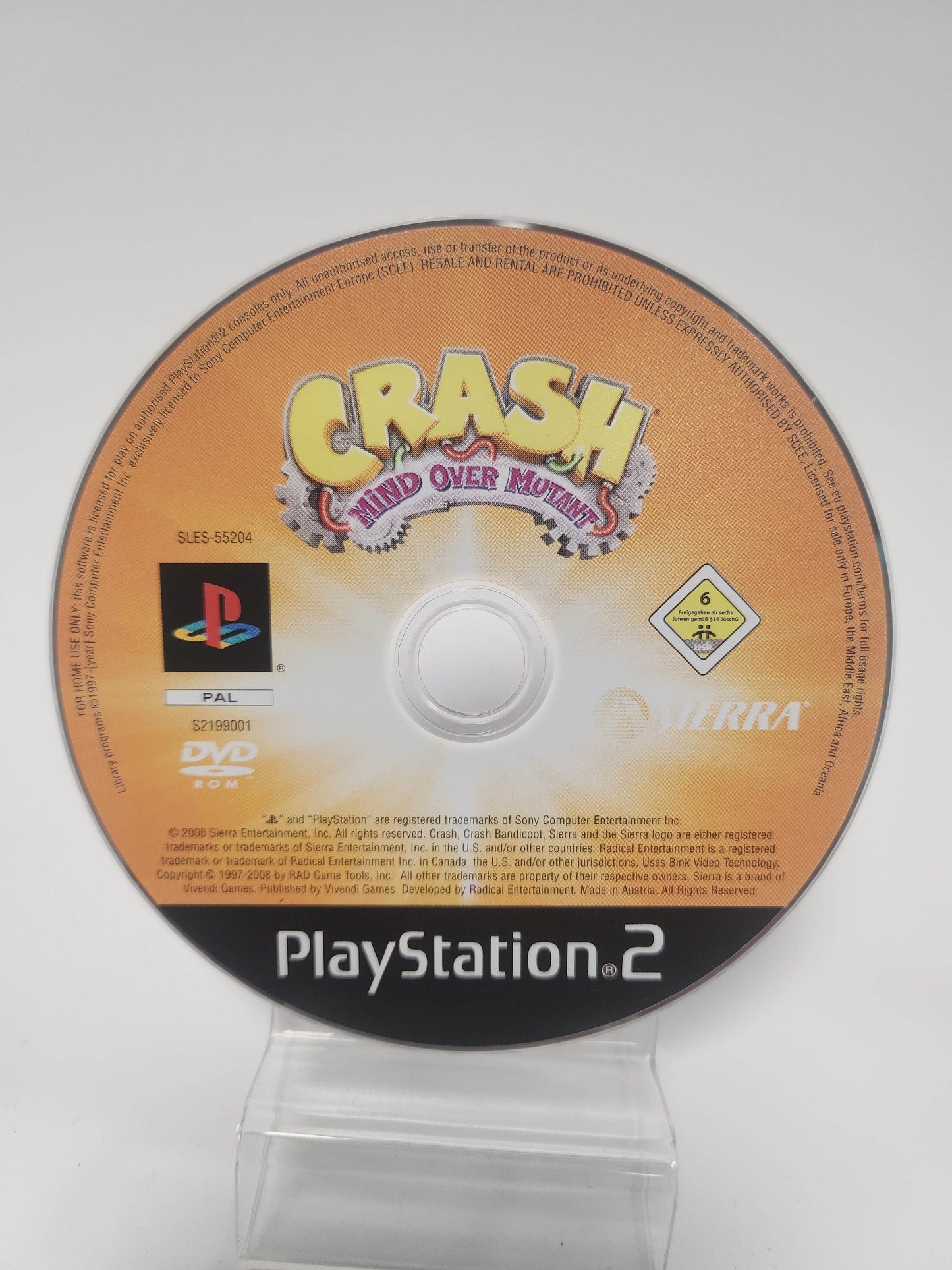 Crash Mind over Mutant (Disc Only) PlayStation 2 - Feniks Gameshop