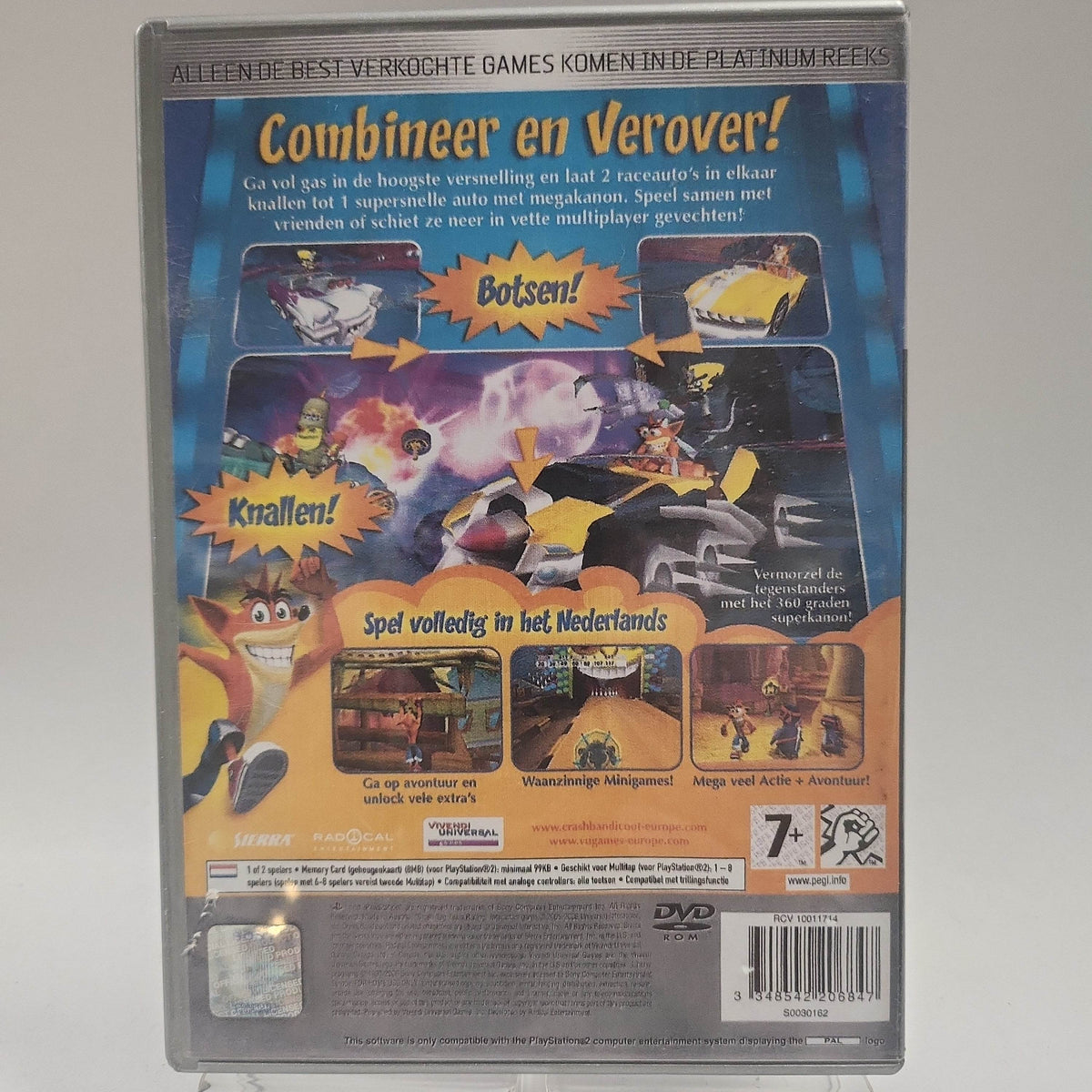 Crash Tag Team Racing Platinum (Copy Cover) Playstation 2 - Feniks Gameshop