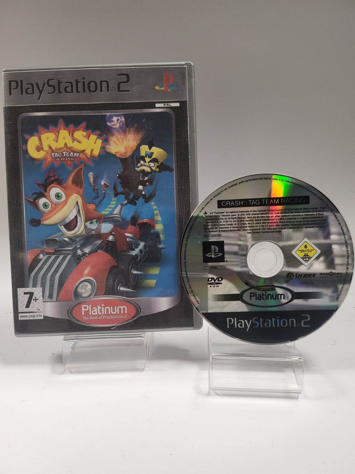 Crash Tag Team Racing Platinum (Copy Cover) Playstation 2 - Feniks Gameshop