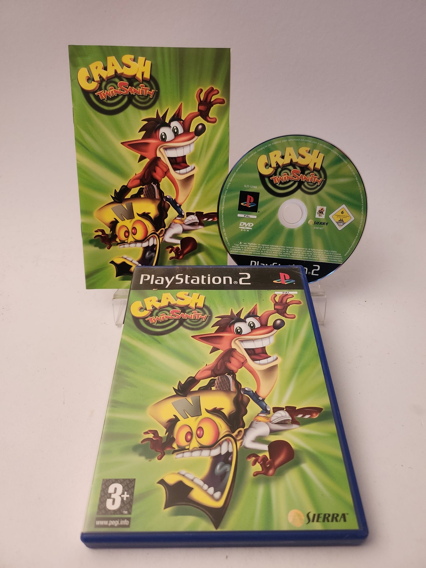 Crash TwinSanity Playstation 2 - Playstation 2 Games