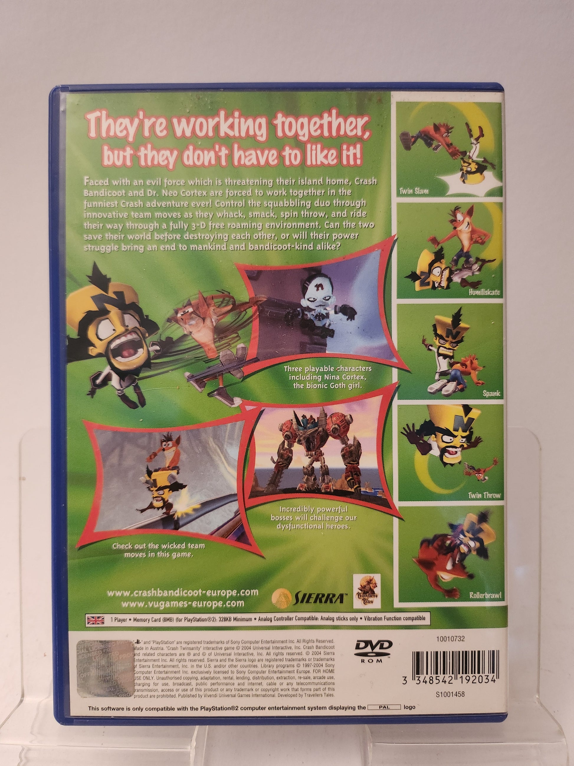 Crash TwinSanity Playstation 2 - Playstation 2 Games