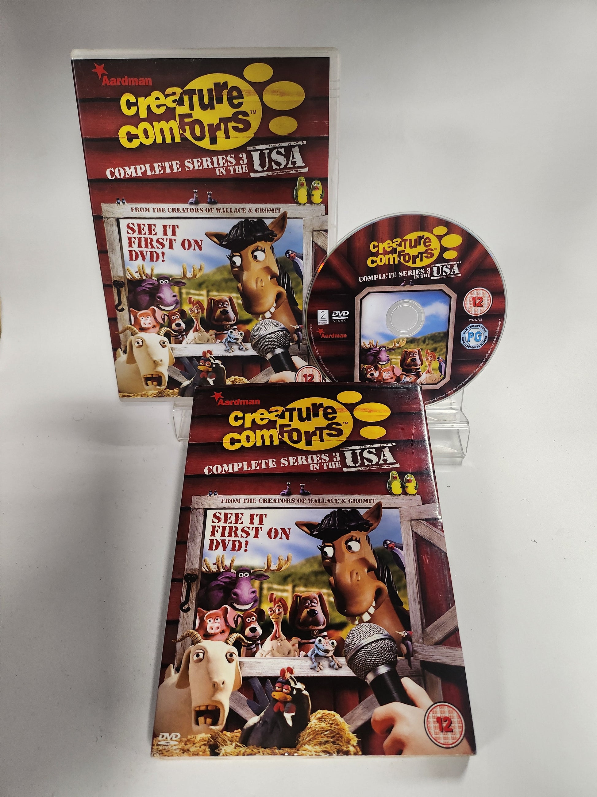 Creature Comforts: Complete Series 3 in the USA + Slipcover Dvd Kids - Dvd kids