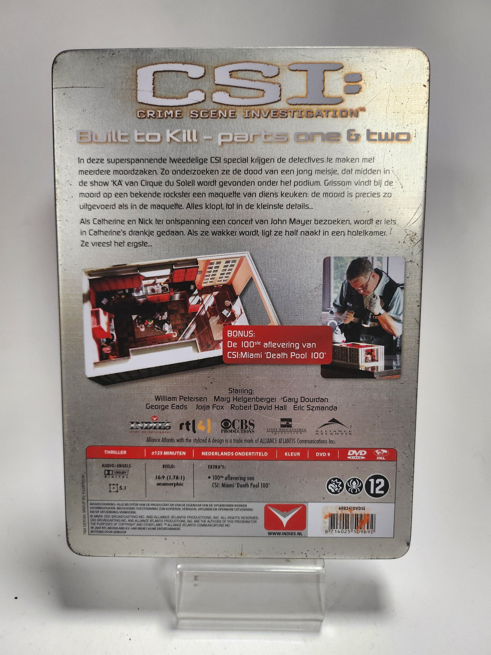 CSI: Built to Kill - Parts 1 & 2 Steelcase Dvd - Dvd Volwassenen