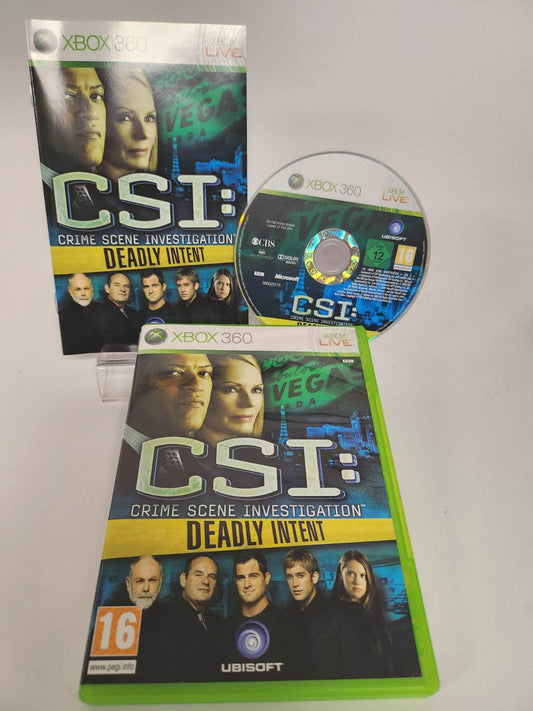 CSI: Crime Scene Investigation Deadly Intent Xbox 360 - Feniks Gameshop