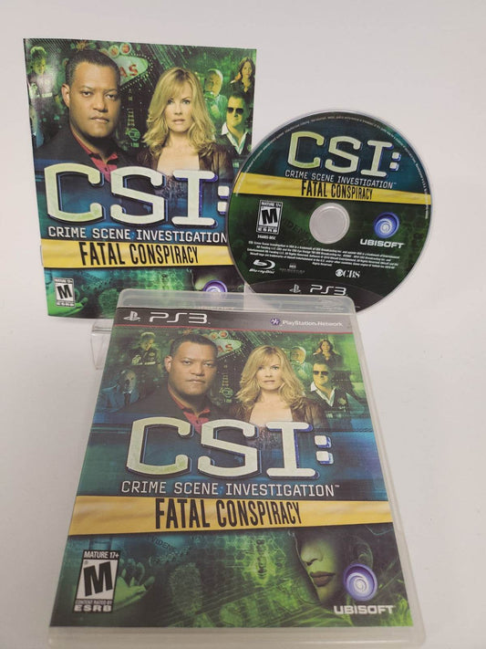 CSI: Crime Scene Investigation Fatal Conspiracy American Edition Playstation 3 - Feniks Gameshop