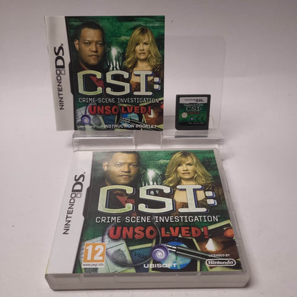 CSI: Crime Scene Investigation Unsolved Nintendo DS - Feniks Gameshop