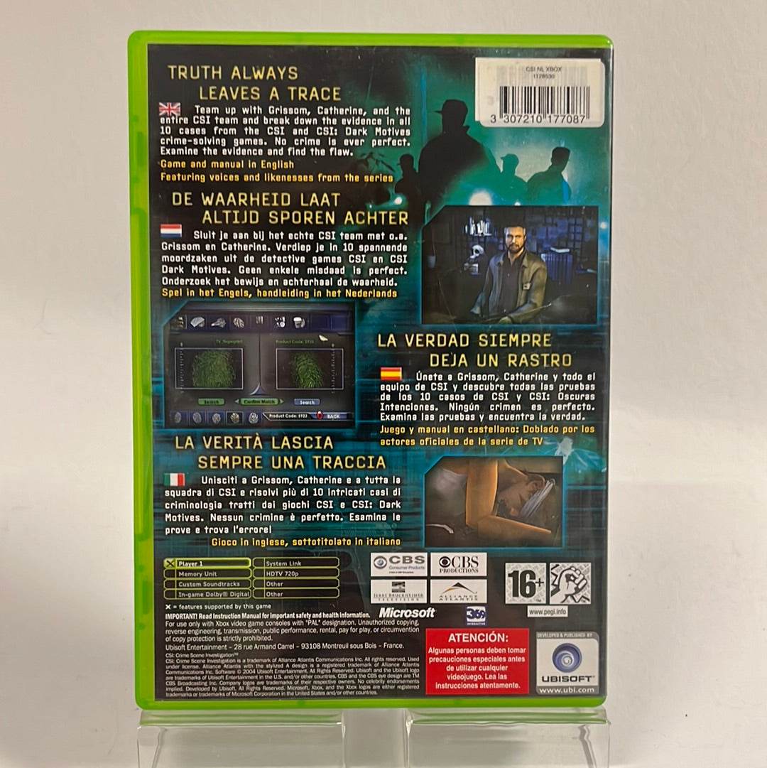 CSI: Crime Scene Investigation Xbox Original - Feniks Gameshop