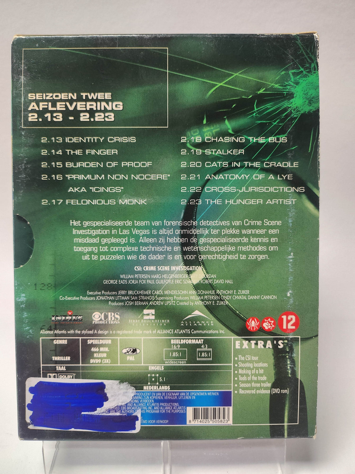 CSI Seizoen 2 Aflevering 2.13-2.23 Box DVD - Feniks Gameshop