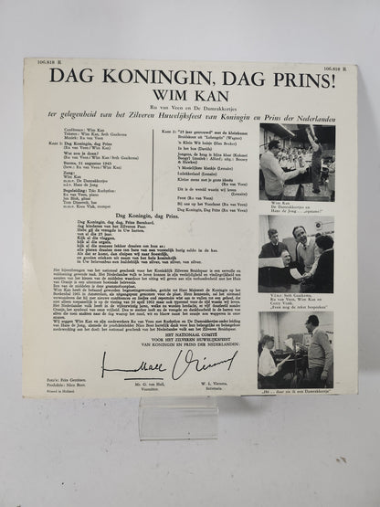 Dag Koningin Dag Prins: Wim Kan LP Vinyl - Lp Vinyl