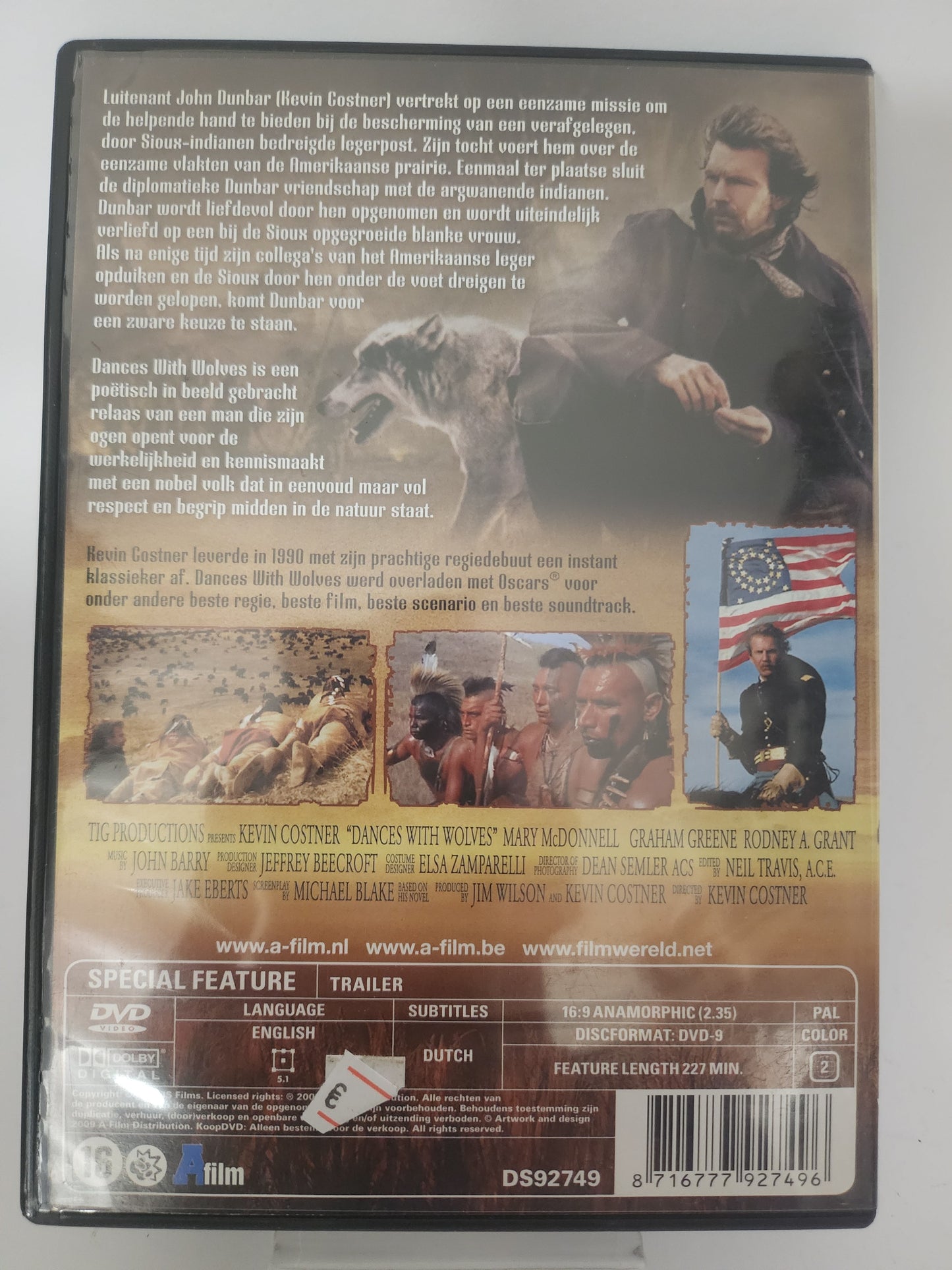 Dances with Wolves Dvd - Dvd Volwassenen