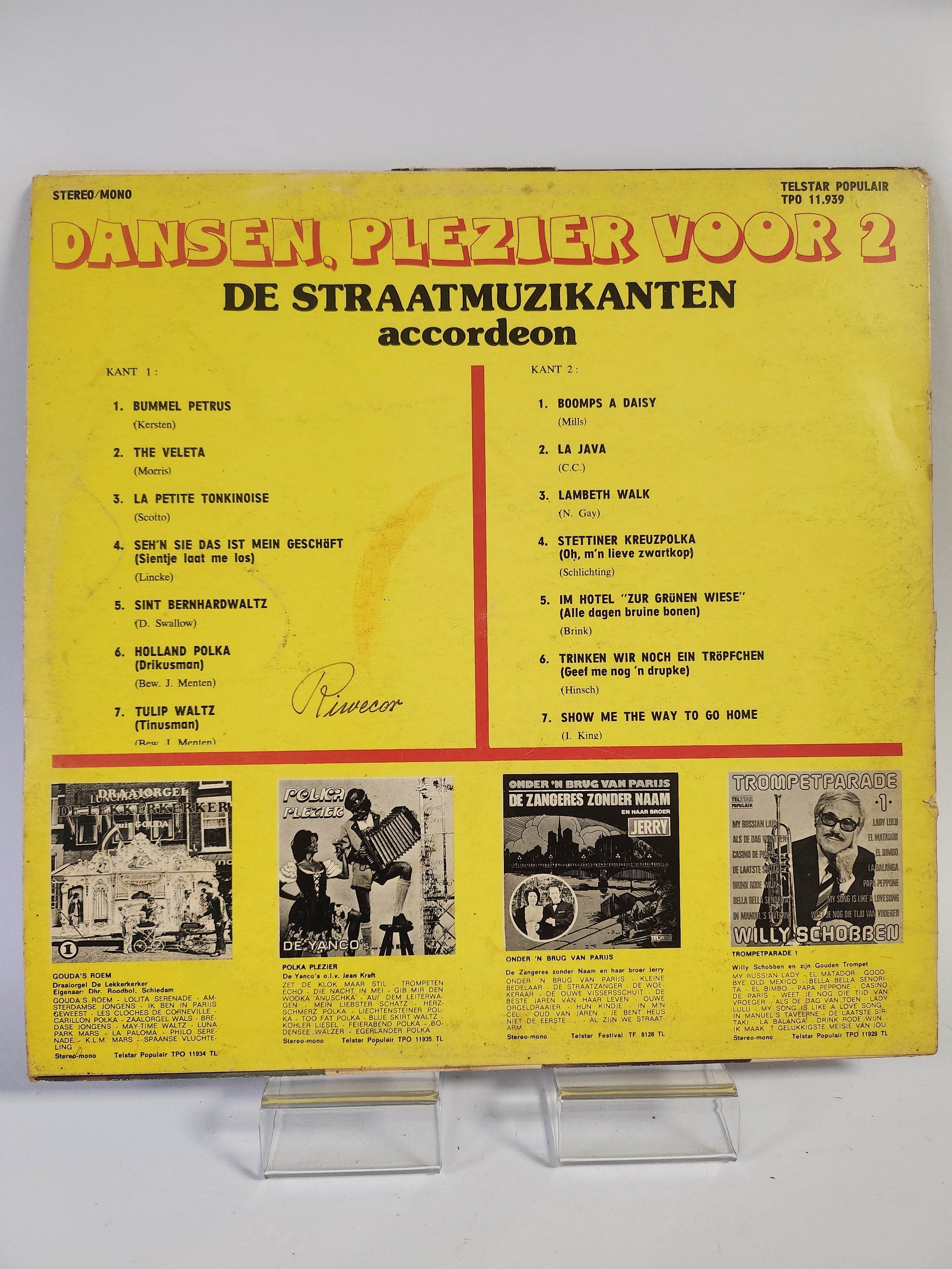 Dansen, Plezier voor 2: de Straatmuzikanten LP Vinyl - Feniks Gameshop