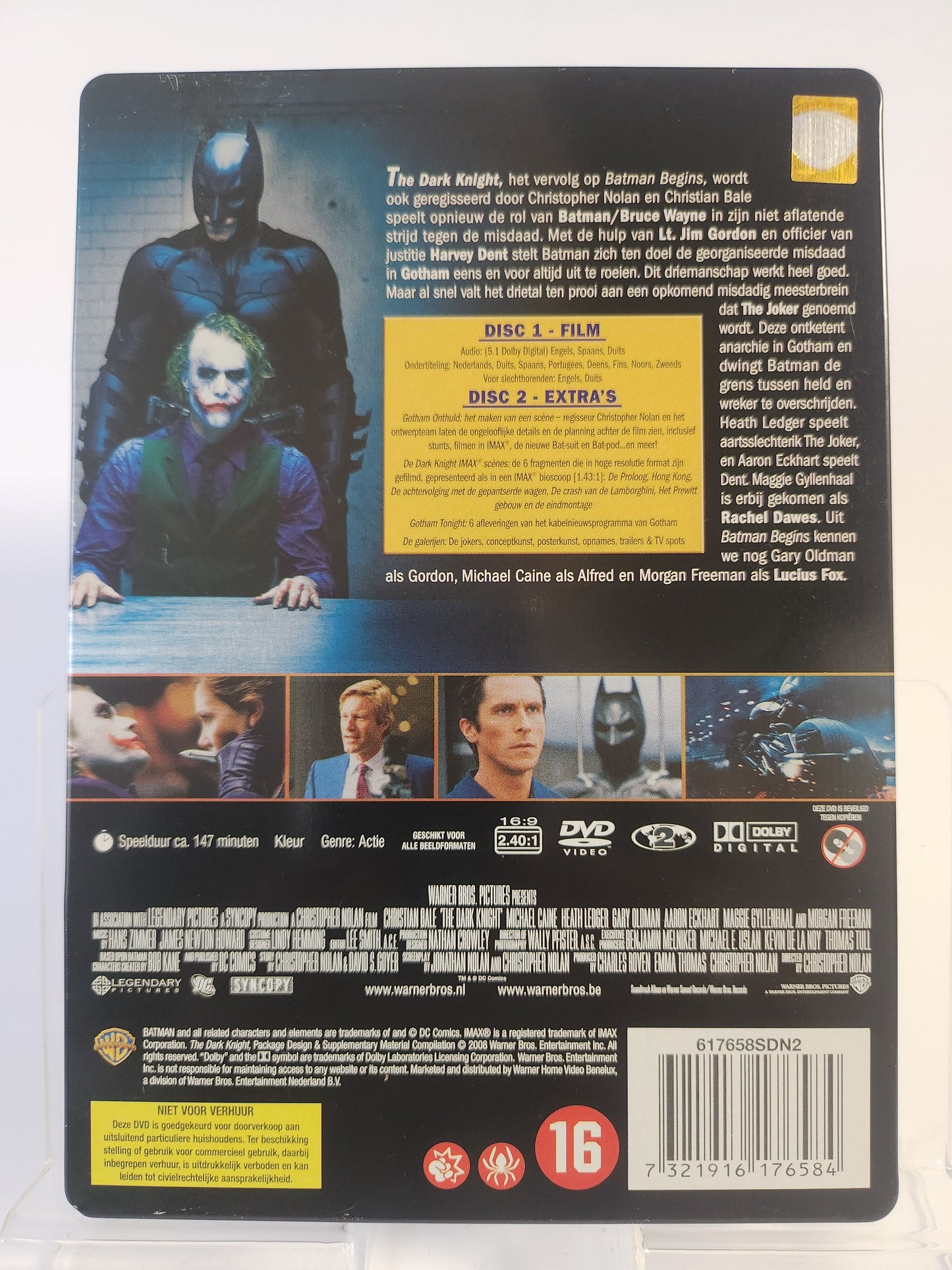 Dark Knight ’2 Disc Special Edition ’ Steelcase DVD - Dvd Volwassenen