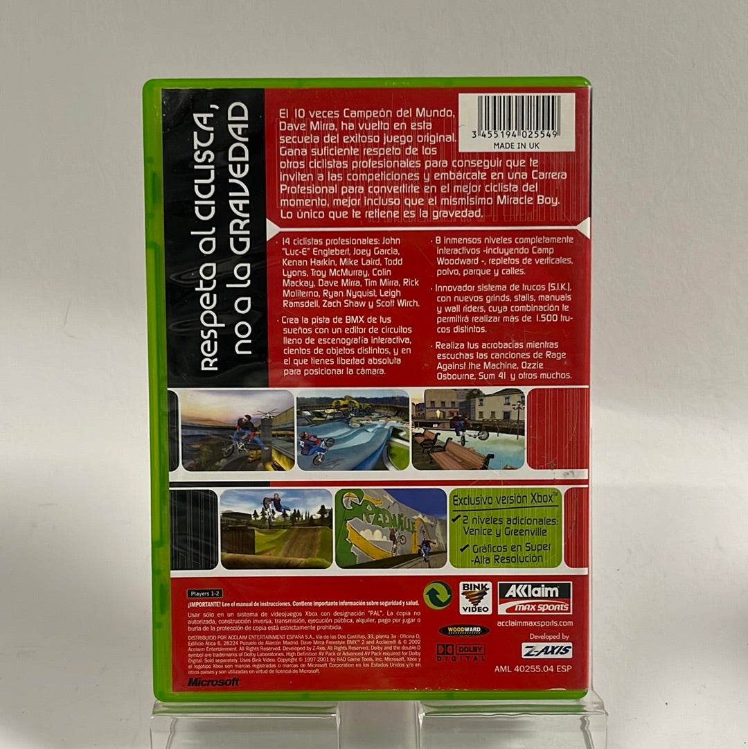 Dave Mirra Freestyle BMX 2 Xbox Original - Feniks Gameshop