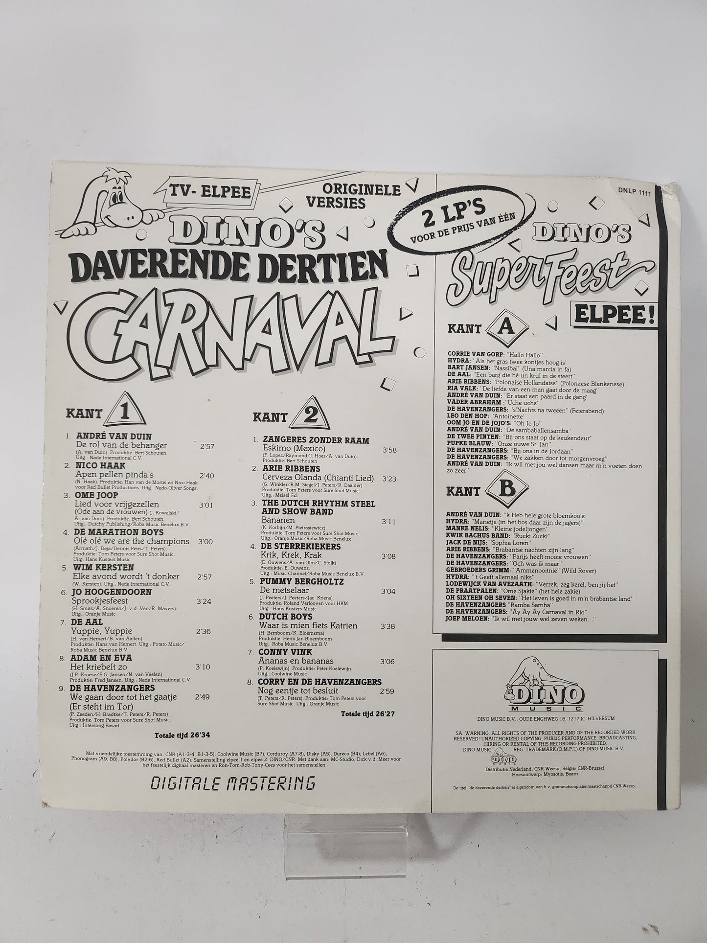 Daverende Dertien Carnaval LP Vinyl - Lp Vinyl