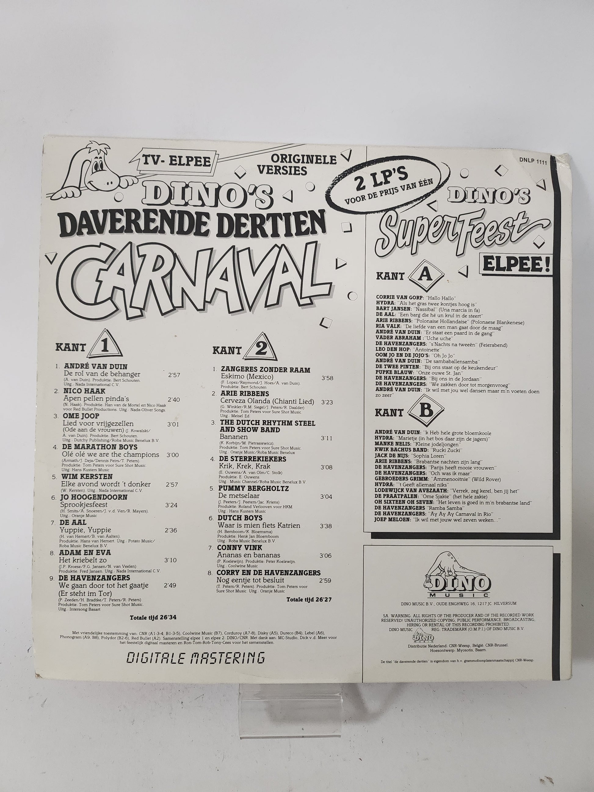 Daverende Dertien Carnaval LP Vinyl - Lp Vinyl