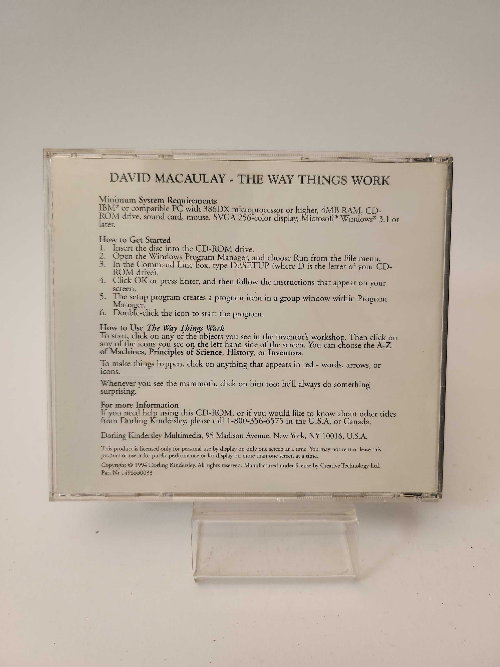 David Macaulay: the Way Things Work CD - Cd
