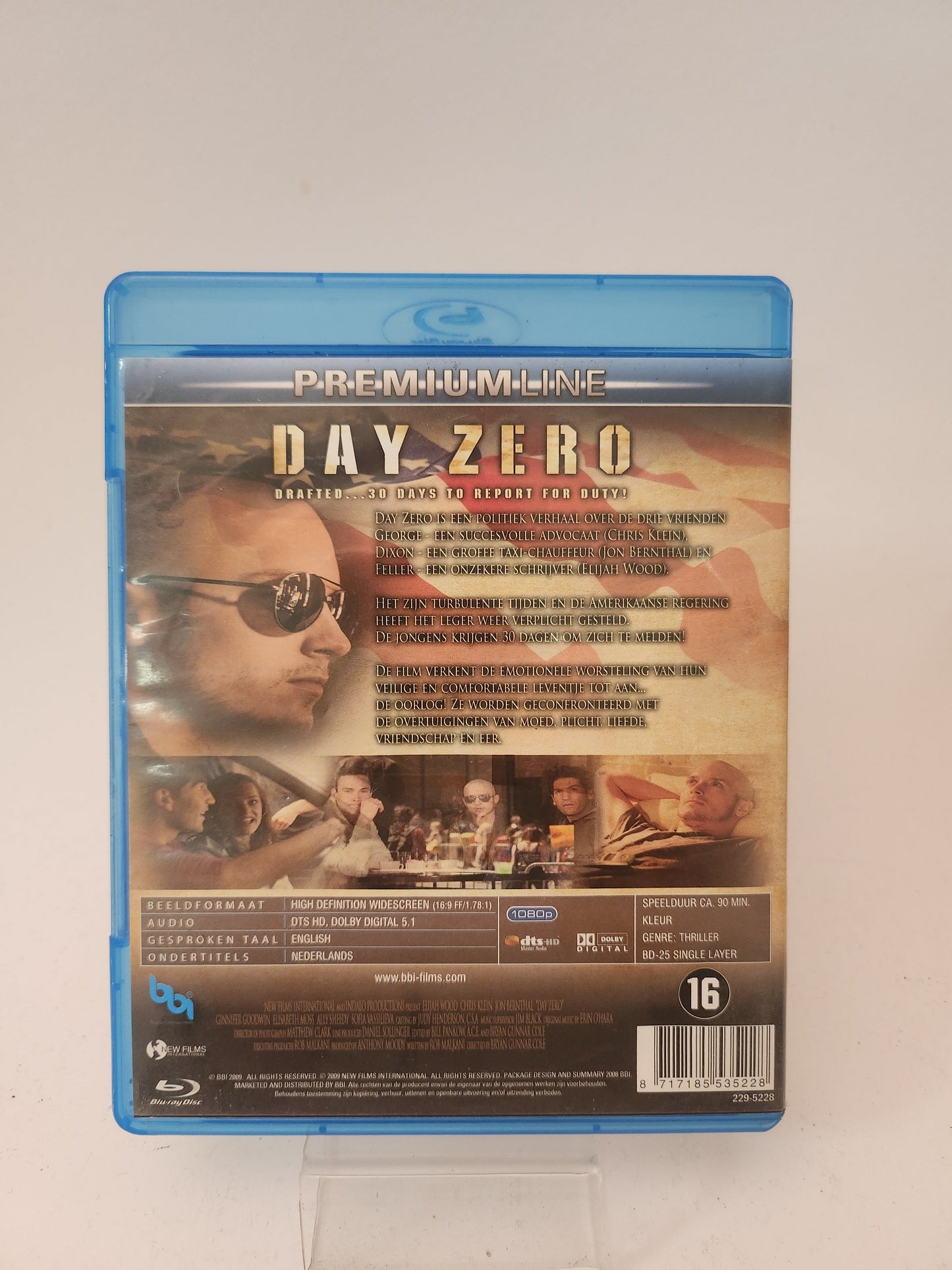 Day Zero Blu-Ray Elijah Wood Jon Bernthal - Blu-Ray