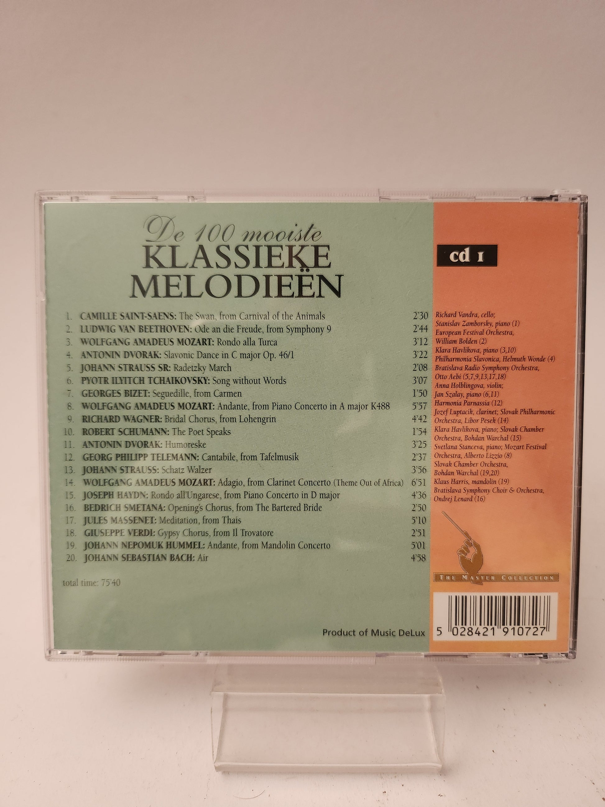 De 100 Mooiste Klassieke Melodiën CD 1 - Cd