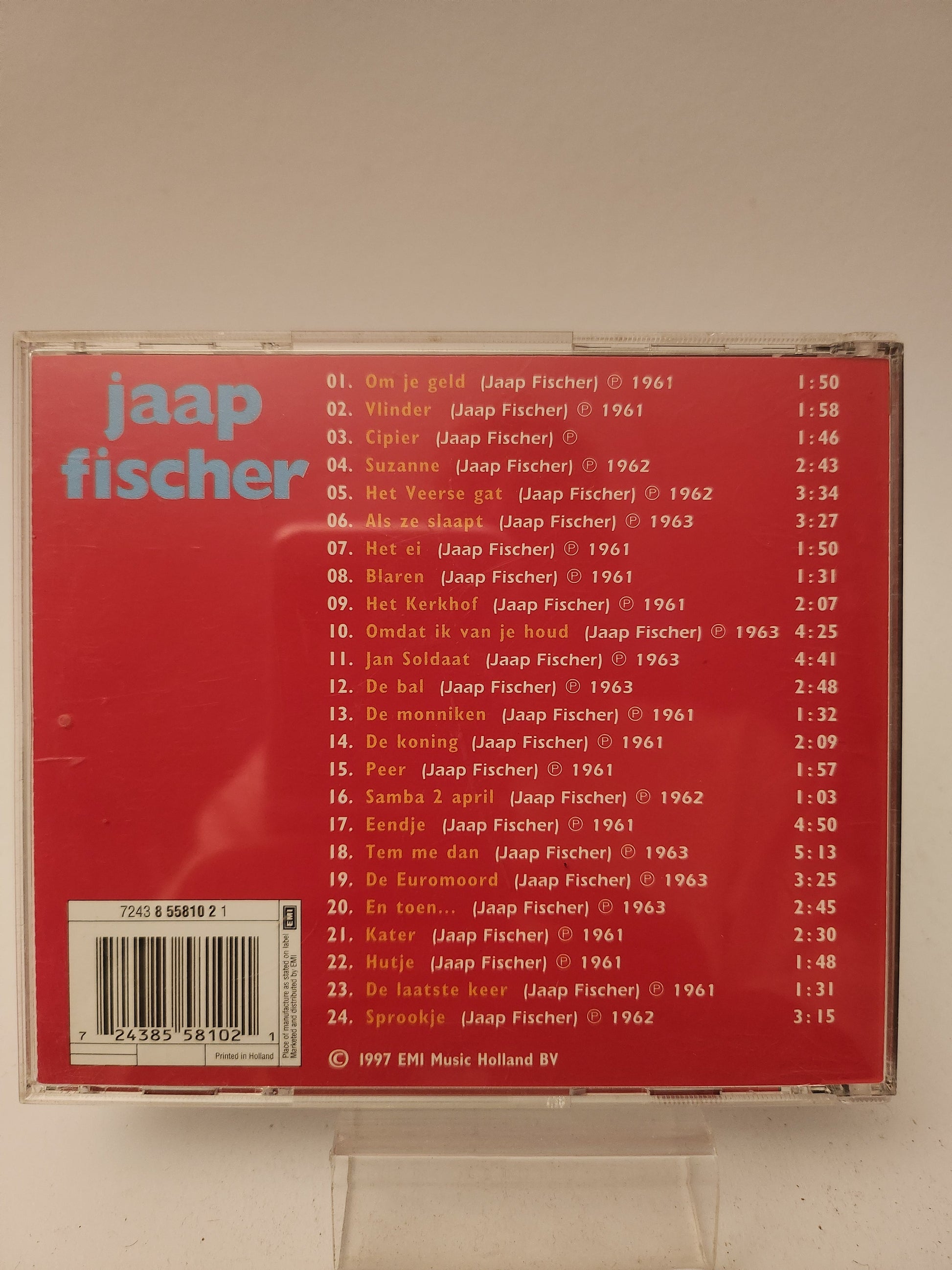 De Liedjes van Jaap Fischer CD - Cd
