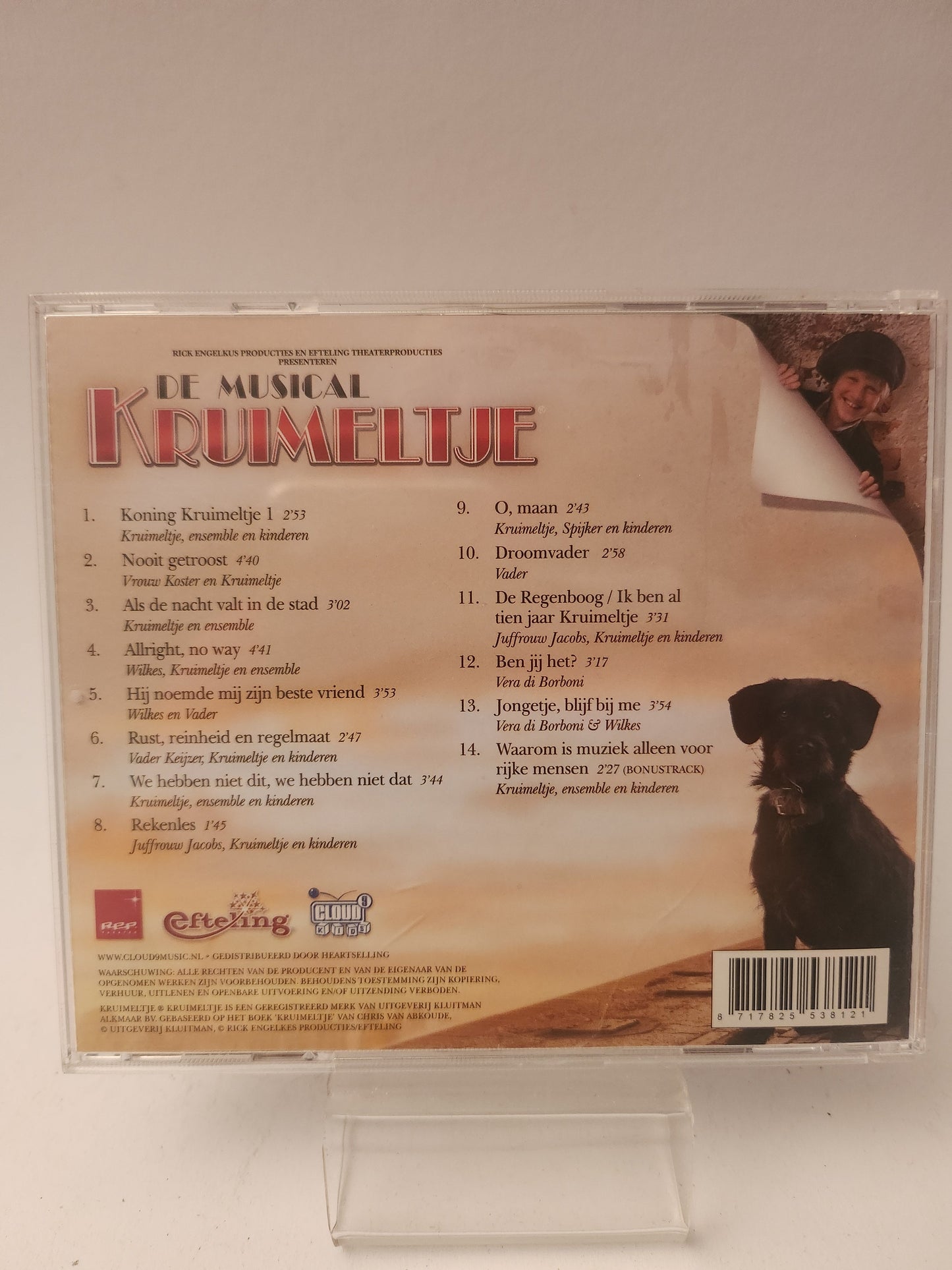 De Musical Kruimeltje CD - Cd