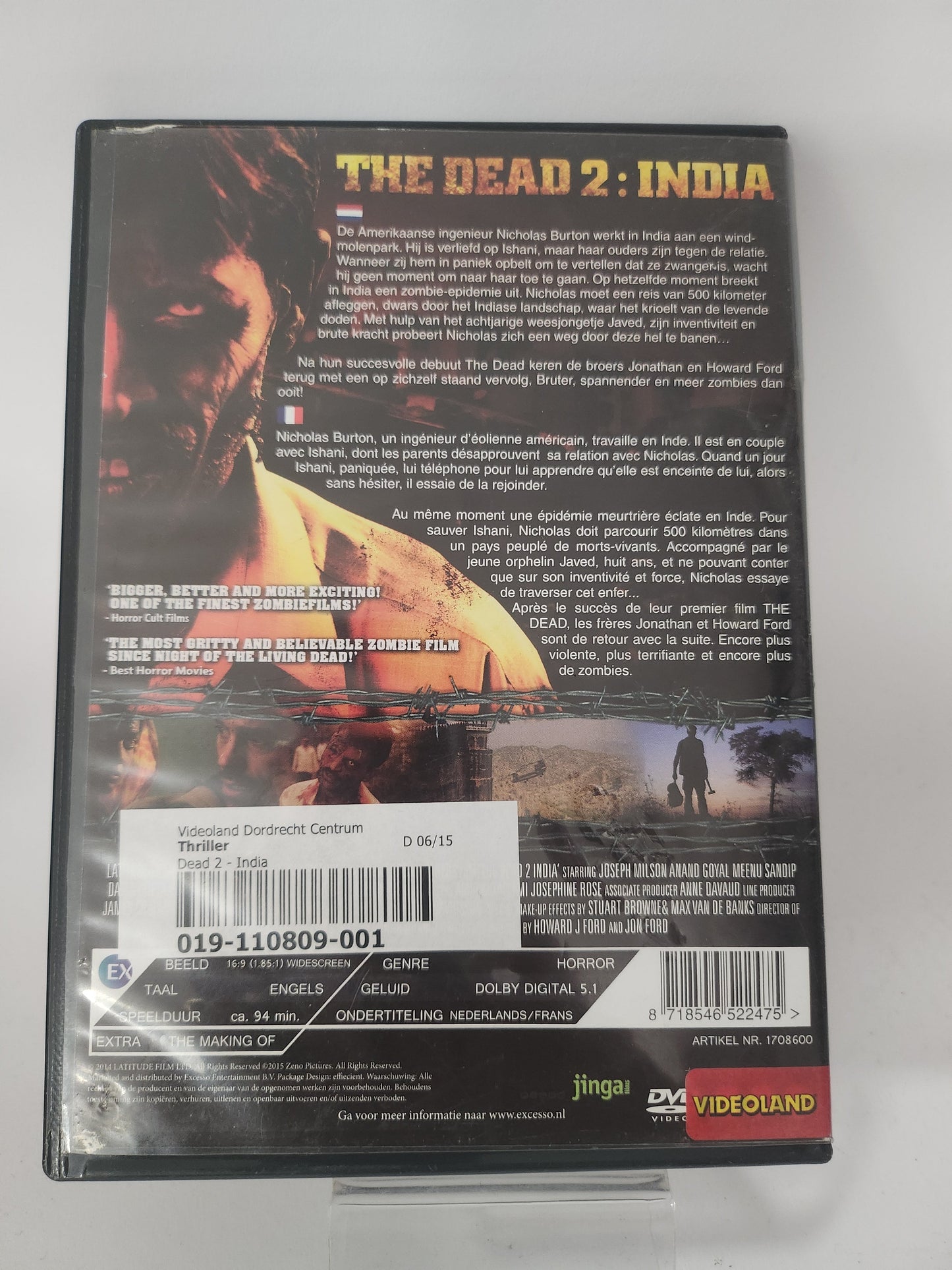 Dead 2: India Dvd - Dvd Volwassenen