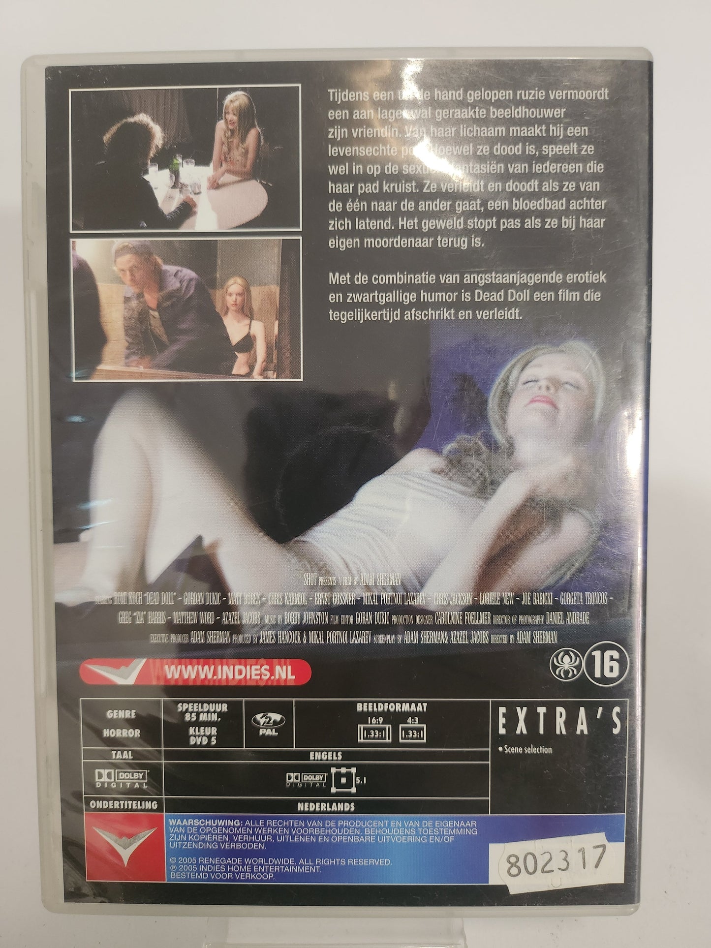 Dead Doll Dvd - Dvd Volwassenen
