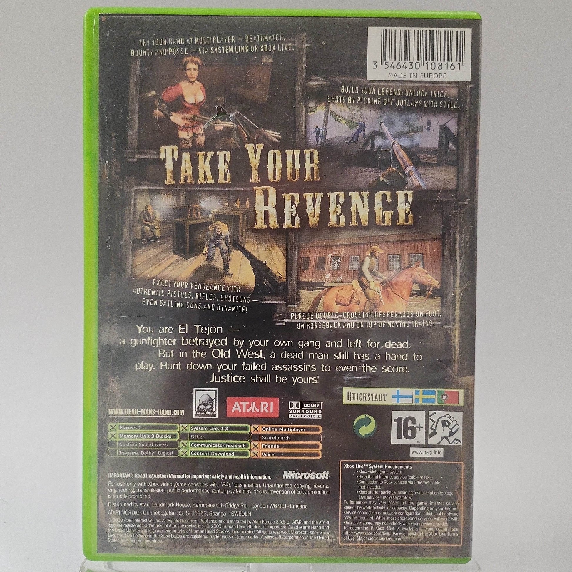 Dead Man's Hand Xbox Original - Feniks Gameshop