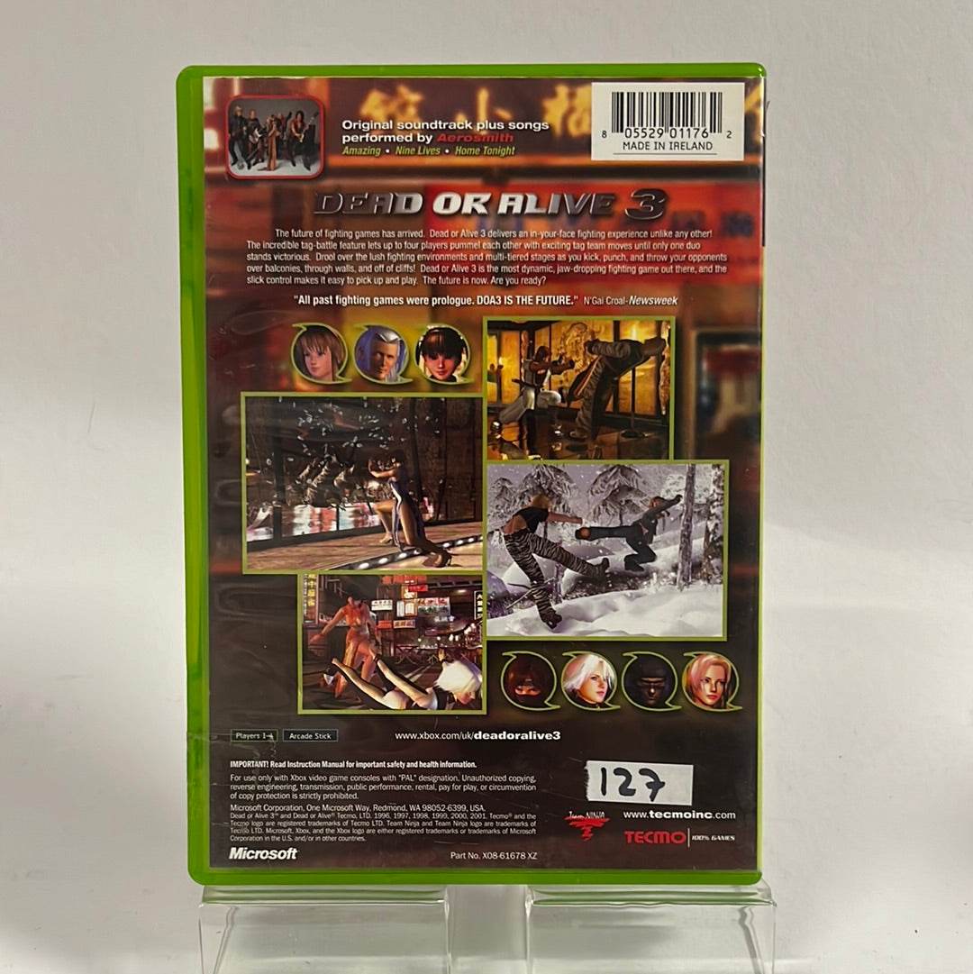 Dead or Alive 3 Xbox Original - Feniks Gameshop