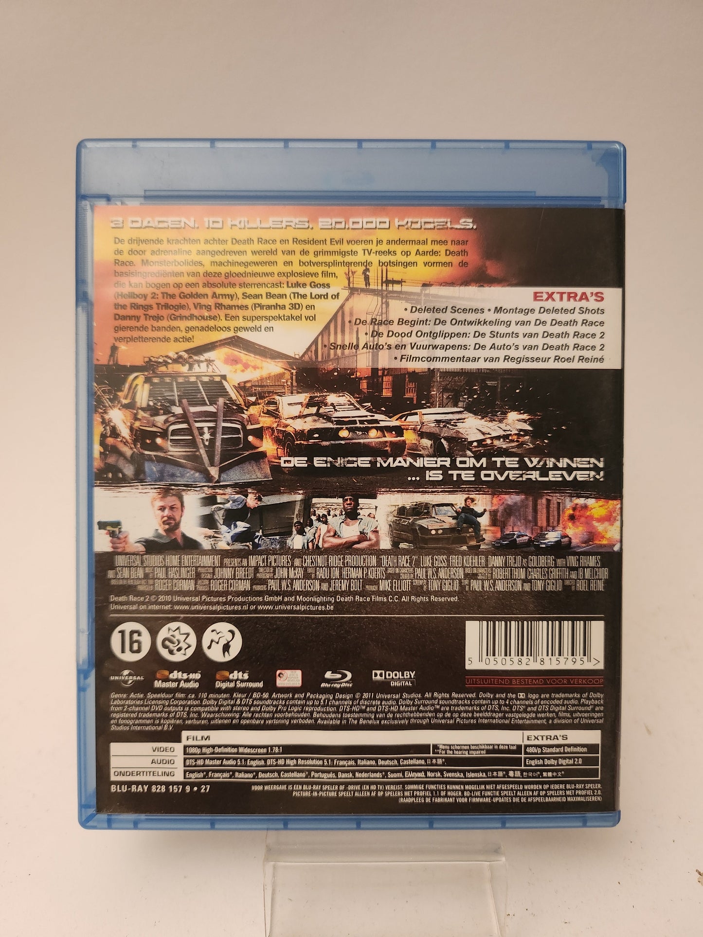 Death Race 2 Blu-Ray Sean Bean Ving Rhames - Blu-Ray
