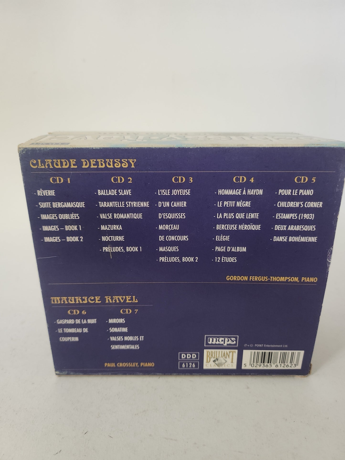 Debussy & Ravel: Complete Piano Music CD Box - Cd