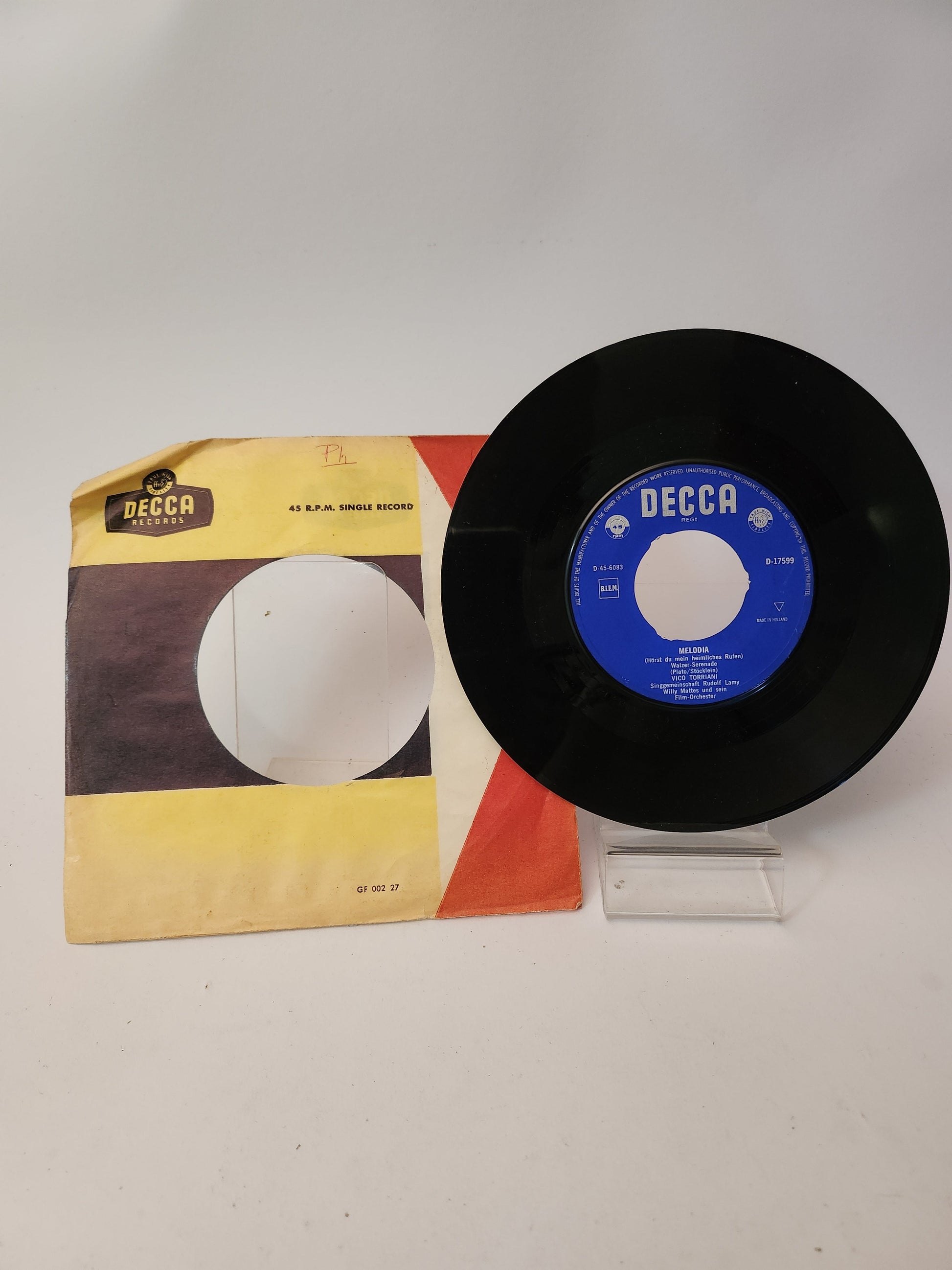 Decca: Melodia Single Vinyl - Single Vinyl