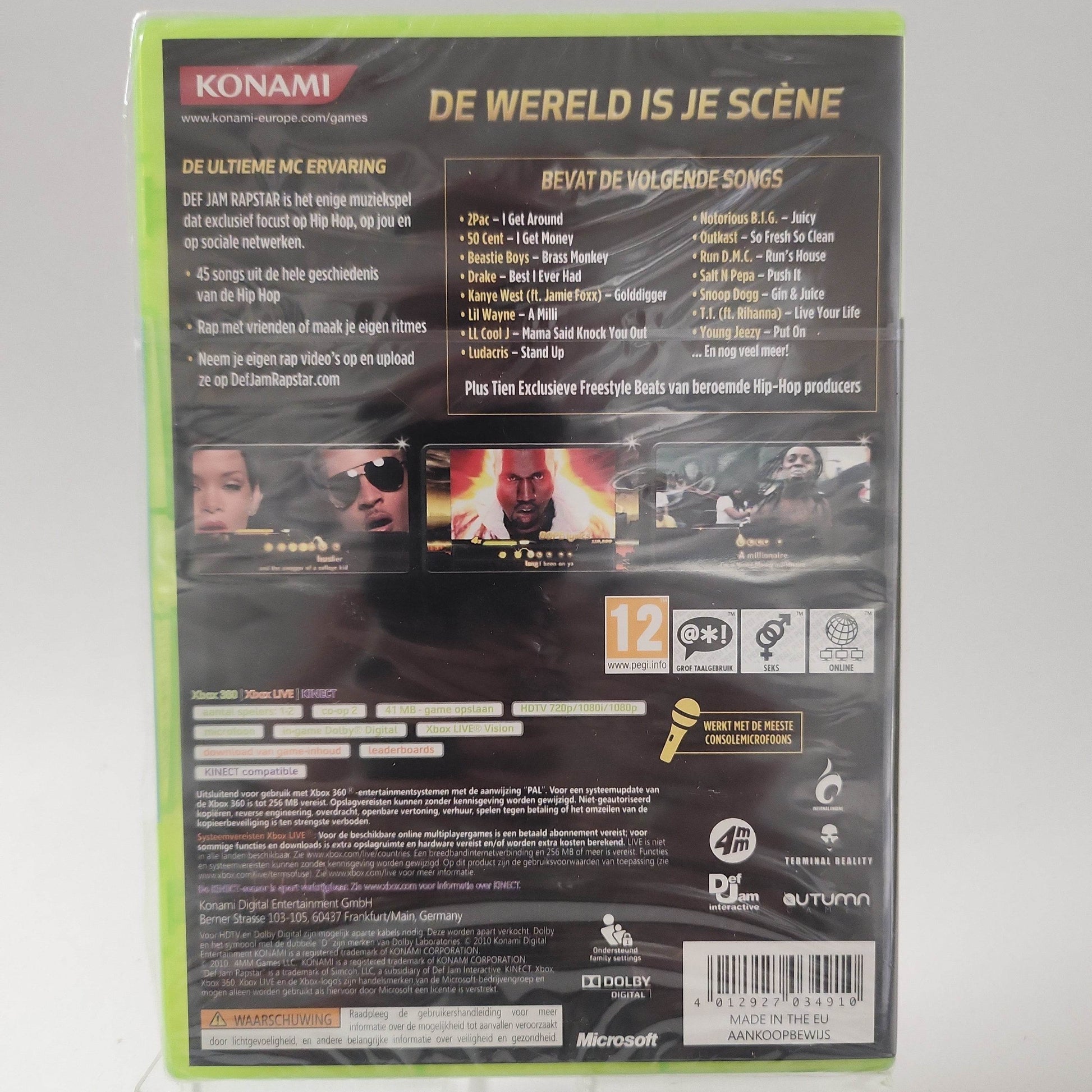 Def Jam Rapstar geseald Xbox 360 - Feniks Gameshop
