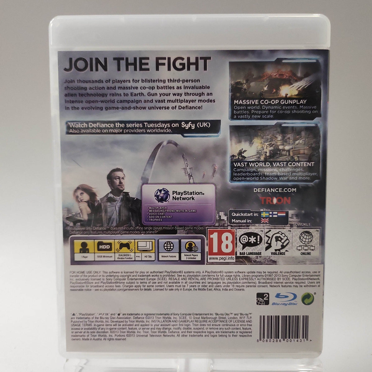 Defiance Limited Edition Playstation 3 - Feniks Gameshop