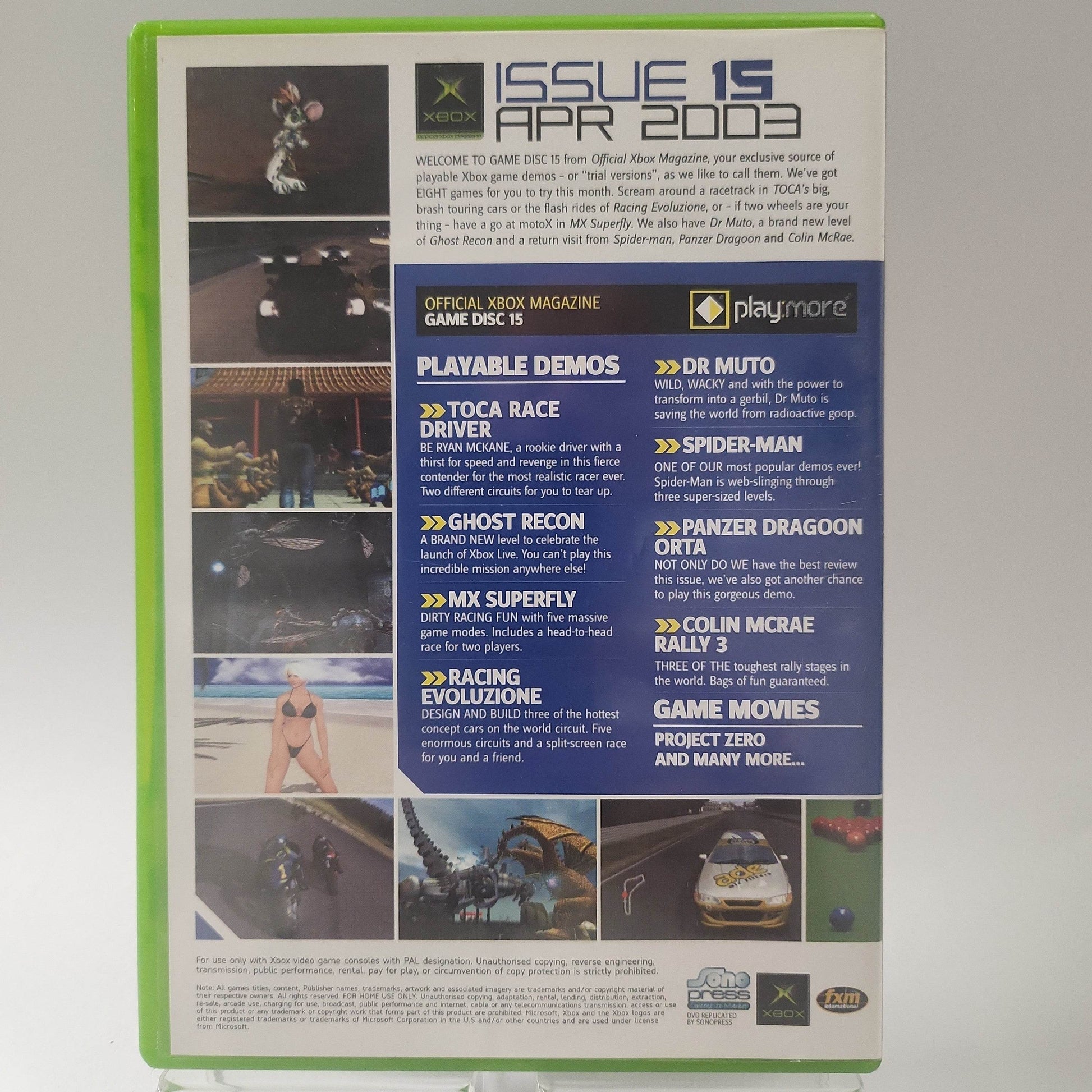 Demo Disc 15 (April 2003) Xbox Original - Feniks Gameshop