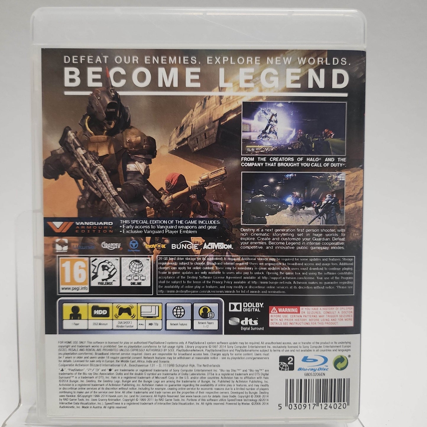 Destiny Vanguard Armoury Edition Playstation 3 - Feniks Gameshop