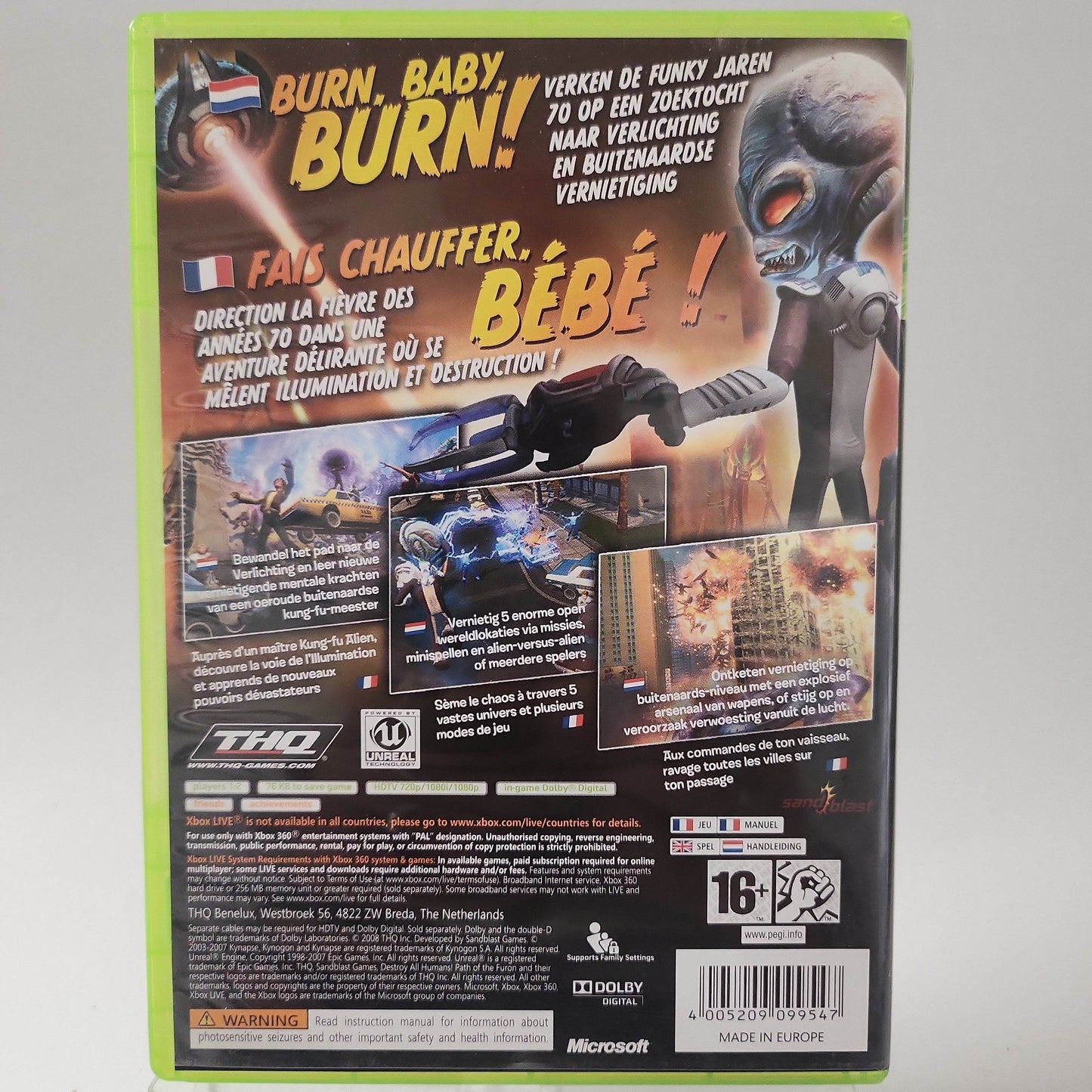 Destroy All Humans Path of the Furon Xbox 360 - Feniks Gameshop