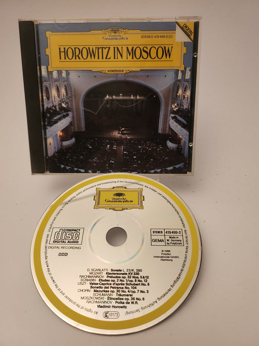 Deutsche Grammophon: Horowitz in Moscow CD - Cd