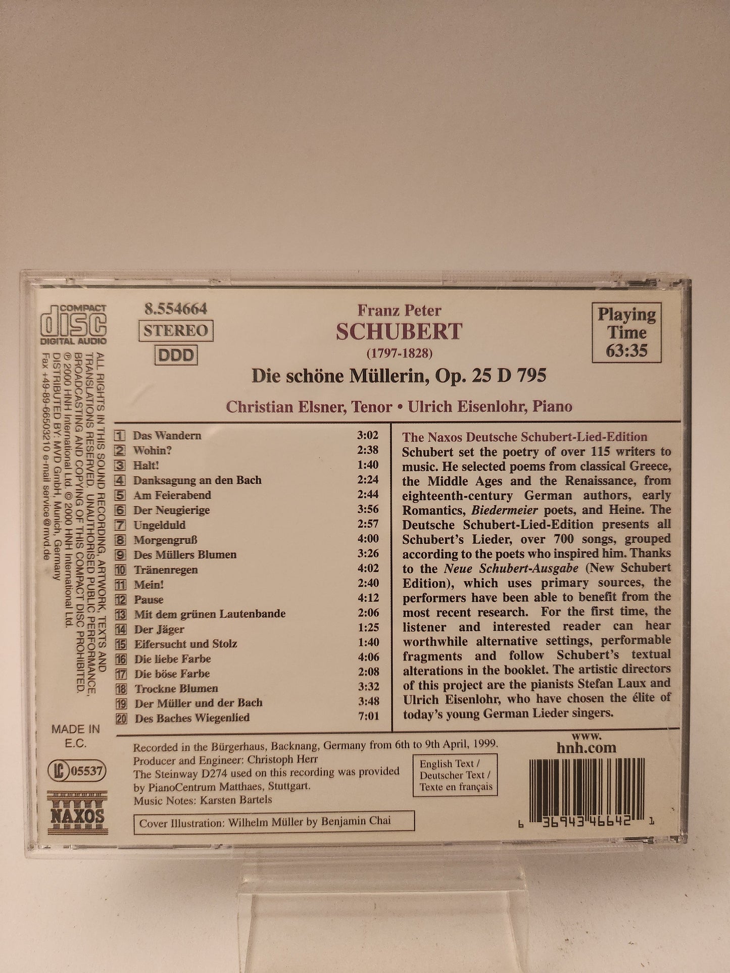 Deutsche Schubert-Lied-Edition 5 CD - Cd