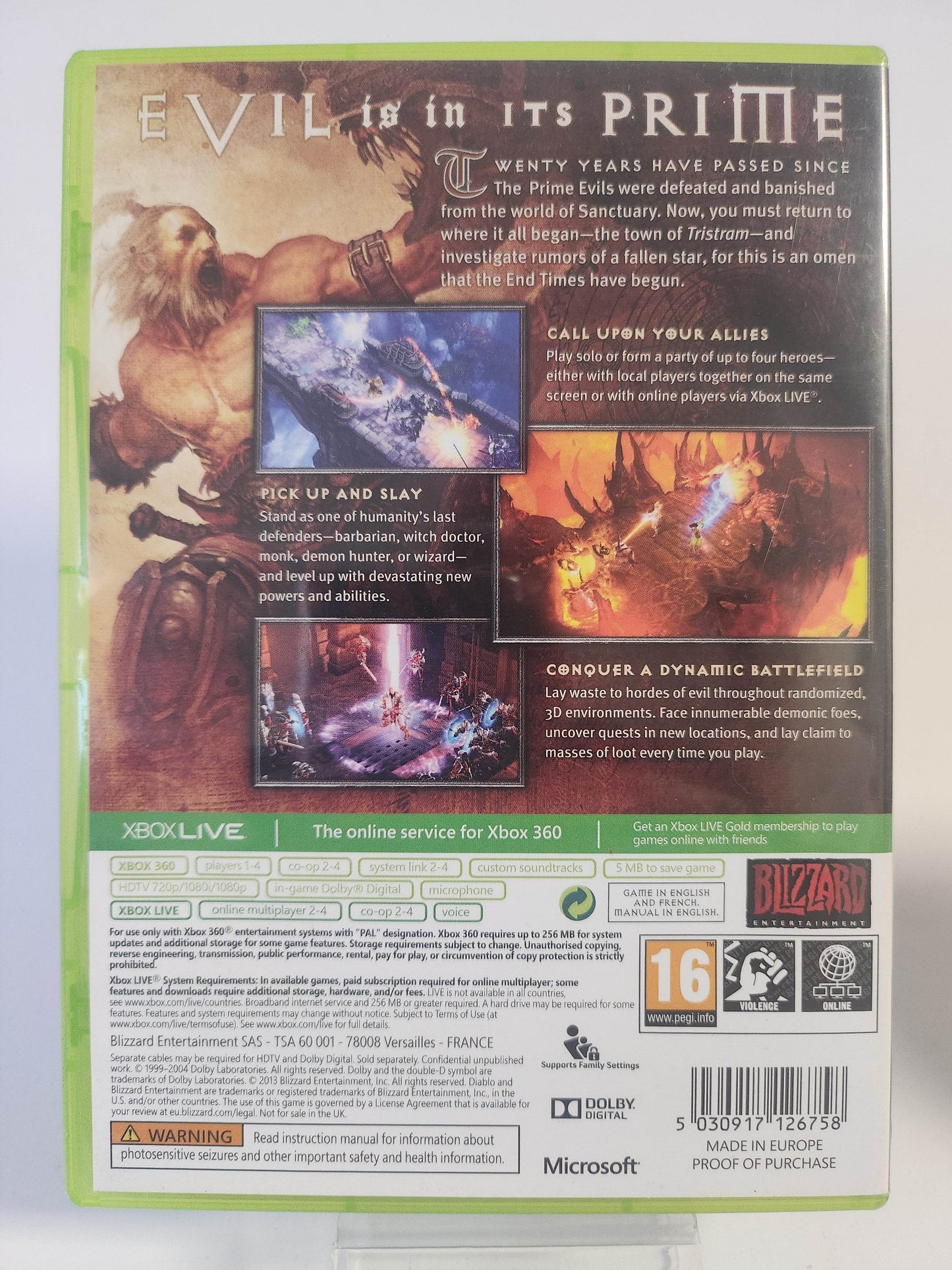 Diablo III (No Book) Xbox 360 - Feniks Gameshop