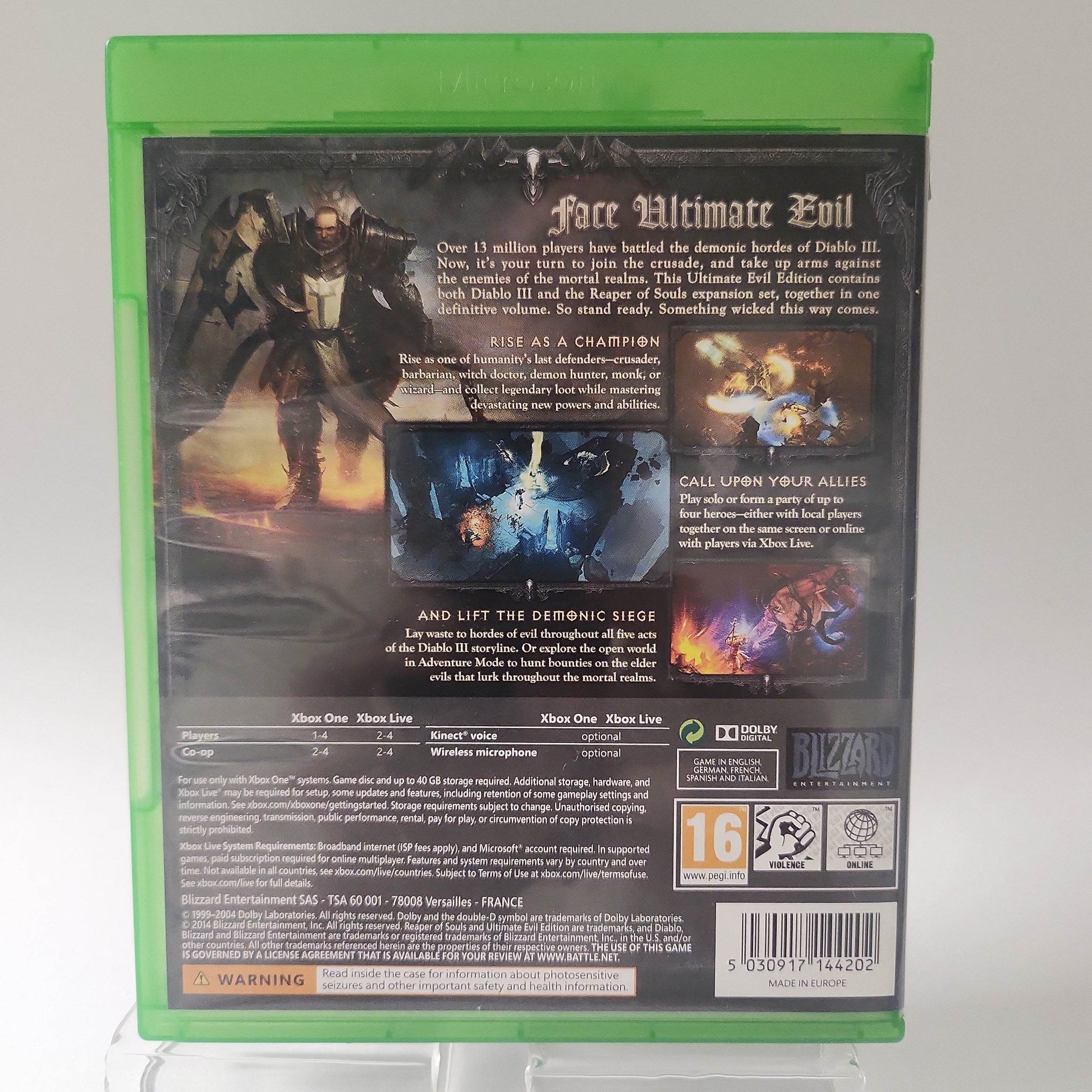 Diablo III Reaper of Souls Ultimate Evil Edition (No Book) Xbox One - Feniks Gameshop