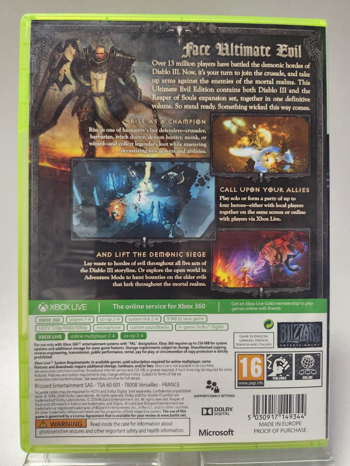 Diablo III Reaper of Souls Ultimate Evil Xbox 360 - Feniks Gameshop
