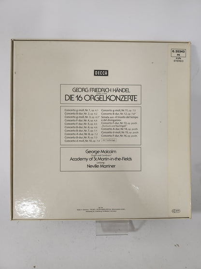 Die 16 Orgelkonzerte: Georg Friedrich Handel LP Vinyl - Lp Vinyl