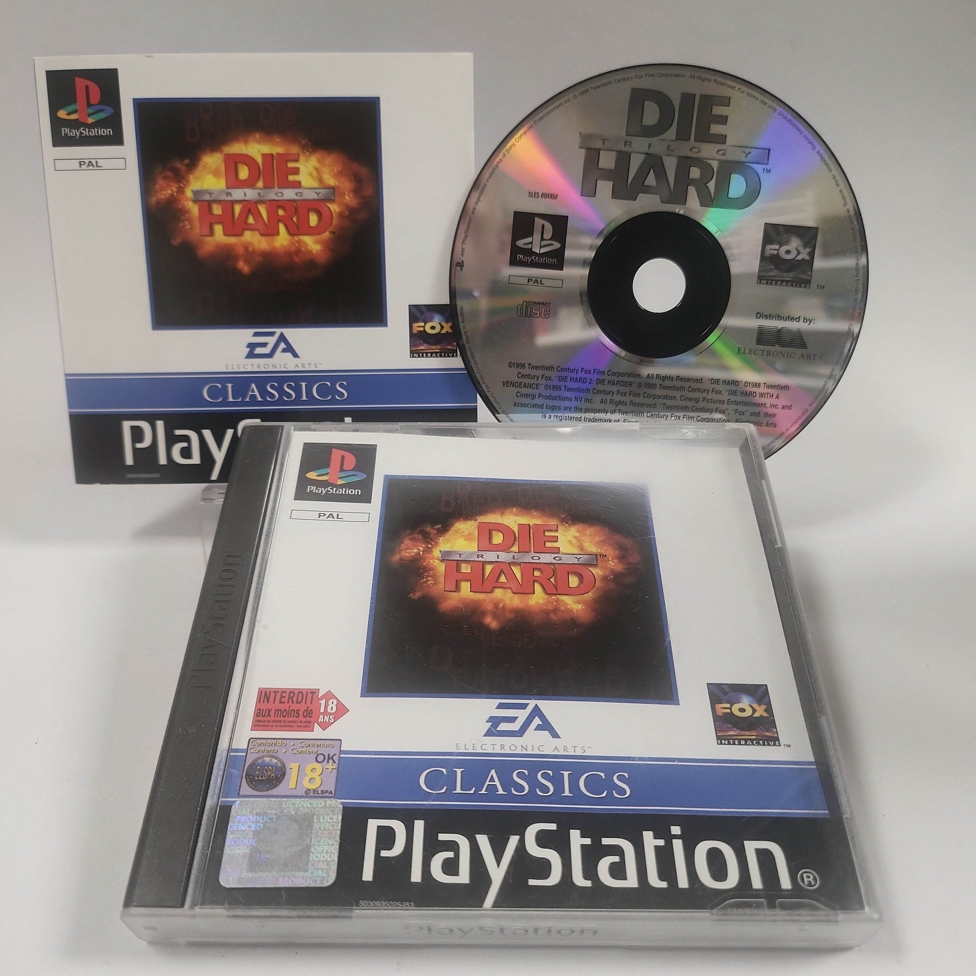Die Hard Trilogy Classics Playstation 1 - Feniks Gameshop