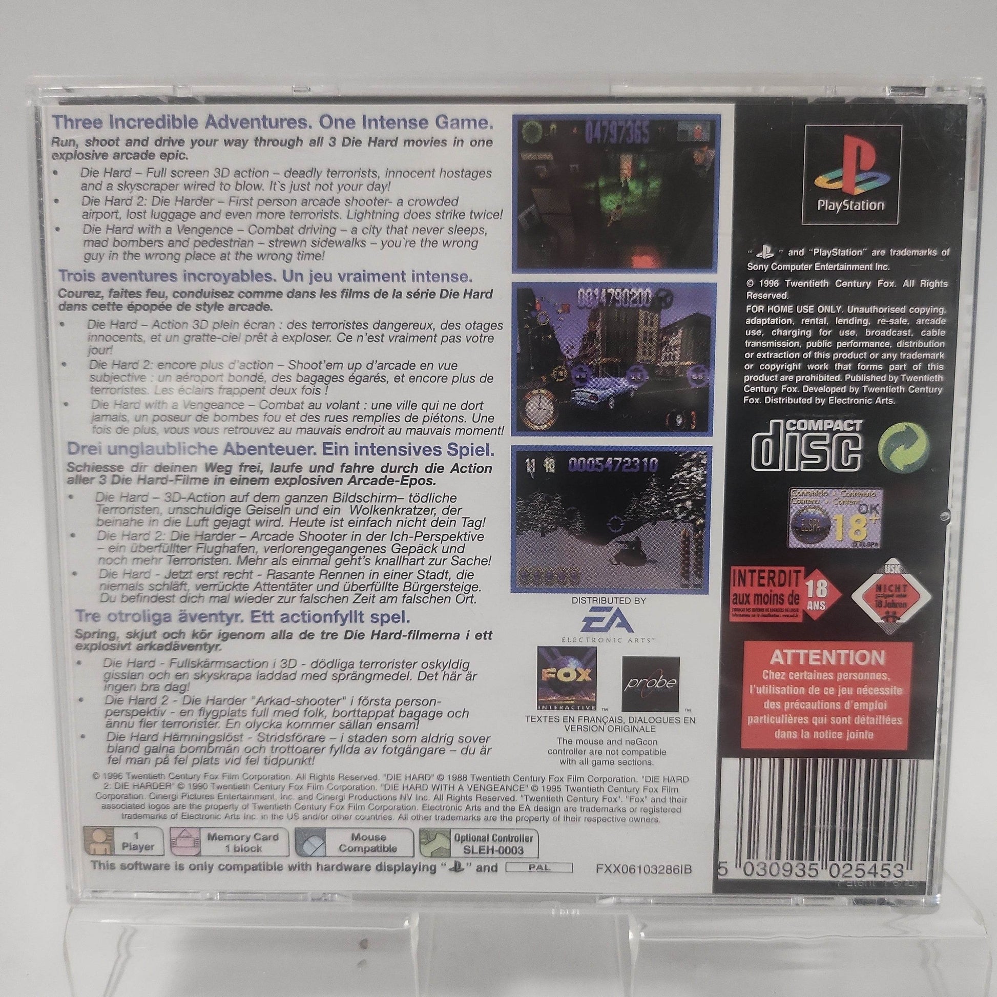 Die Hard Trilogy Classics Playstation 1 - Feniks Gameshop