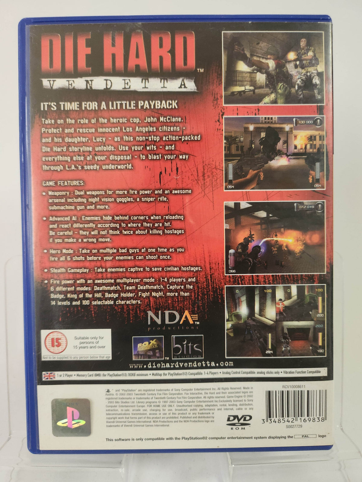 Die Hard Vendetta Playstation 2 - Feniks Gameshop