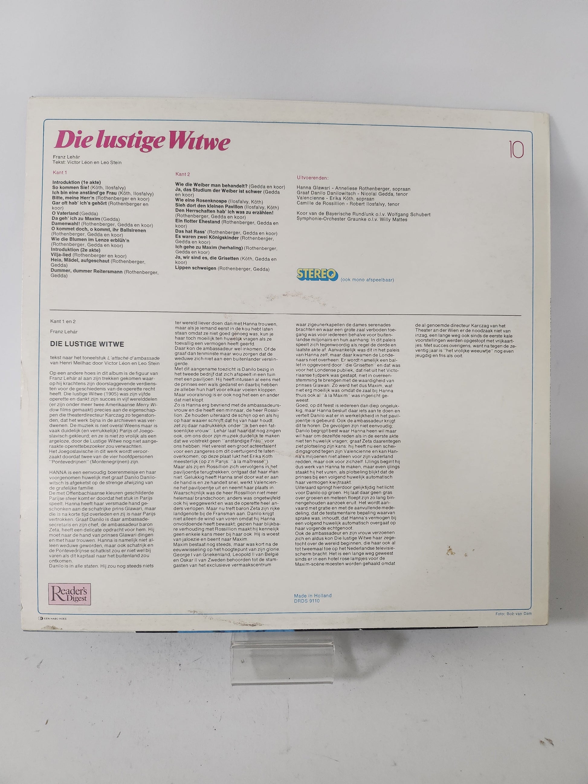 Die Lustige Witwe 10 LP Vinyl - Lp Vinyl